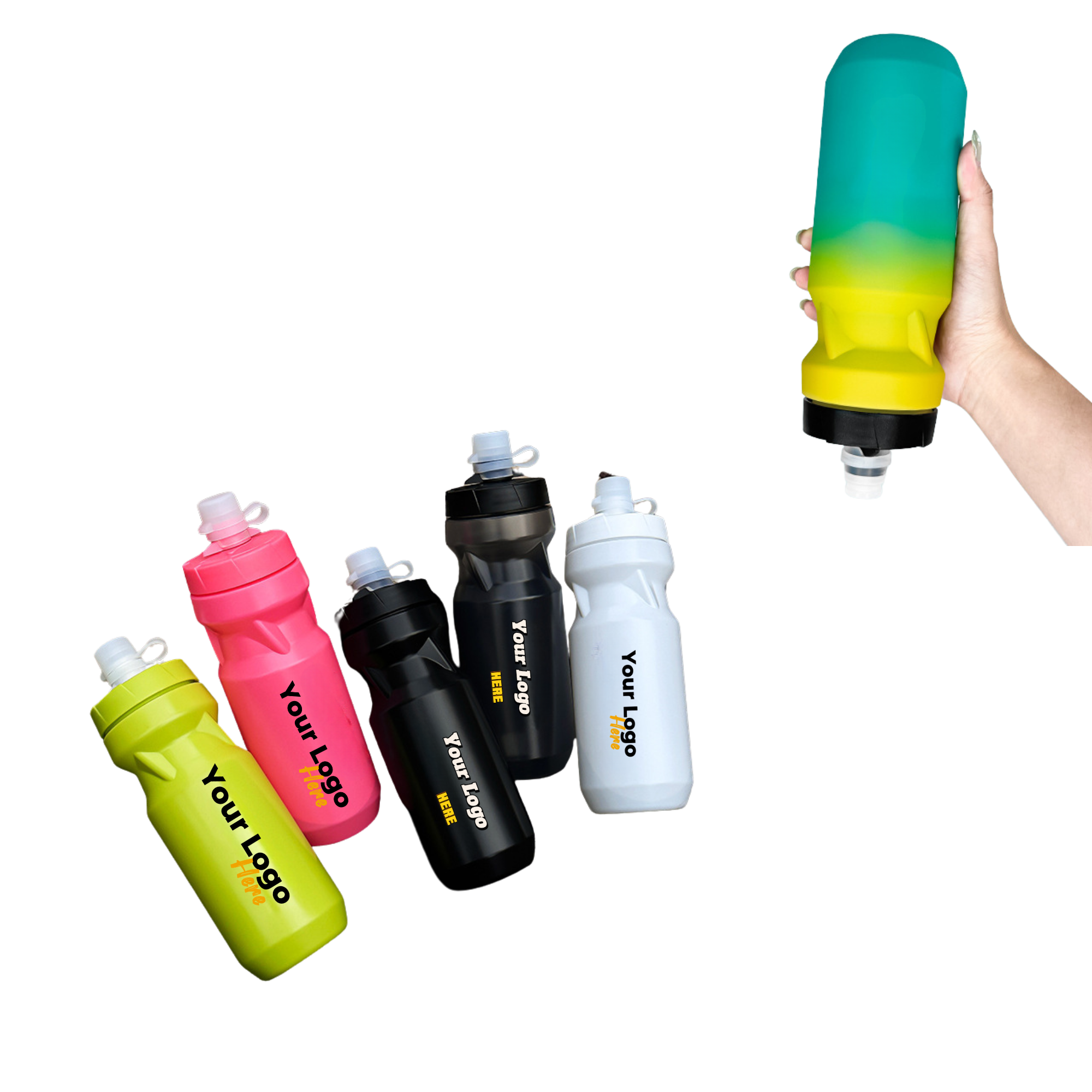 Fitness Water Bottle with Flip Lid 2