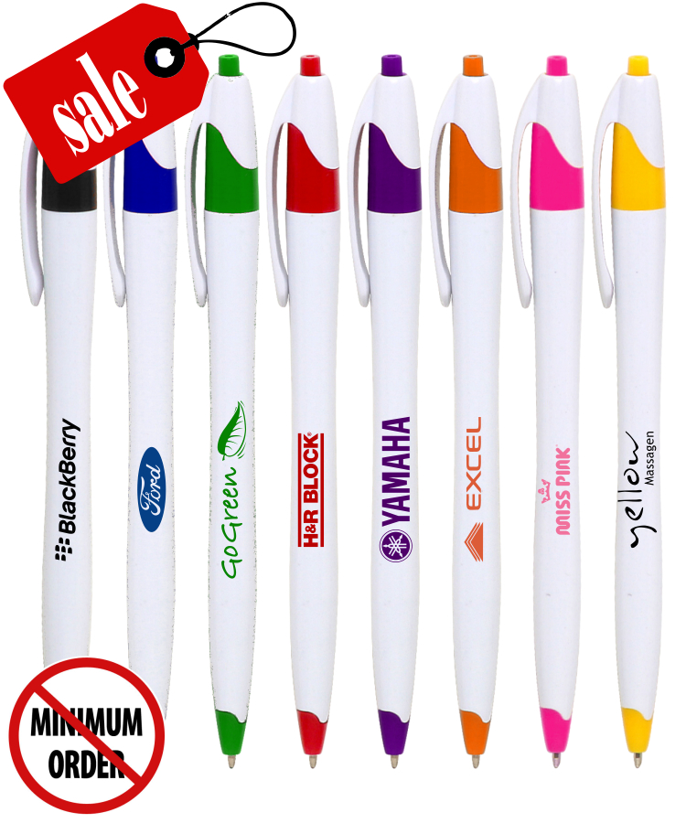 "Elegant" White Click Pen 1
