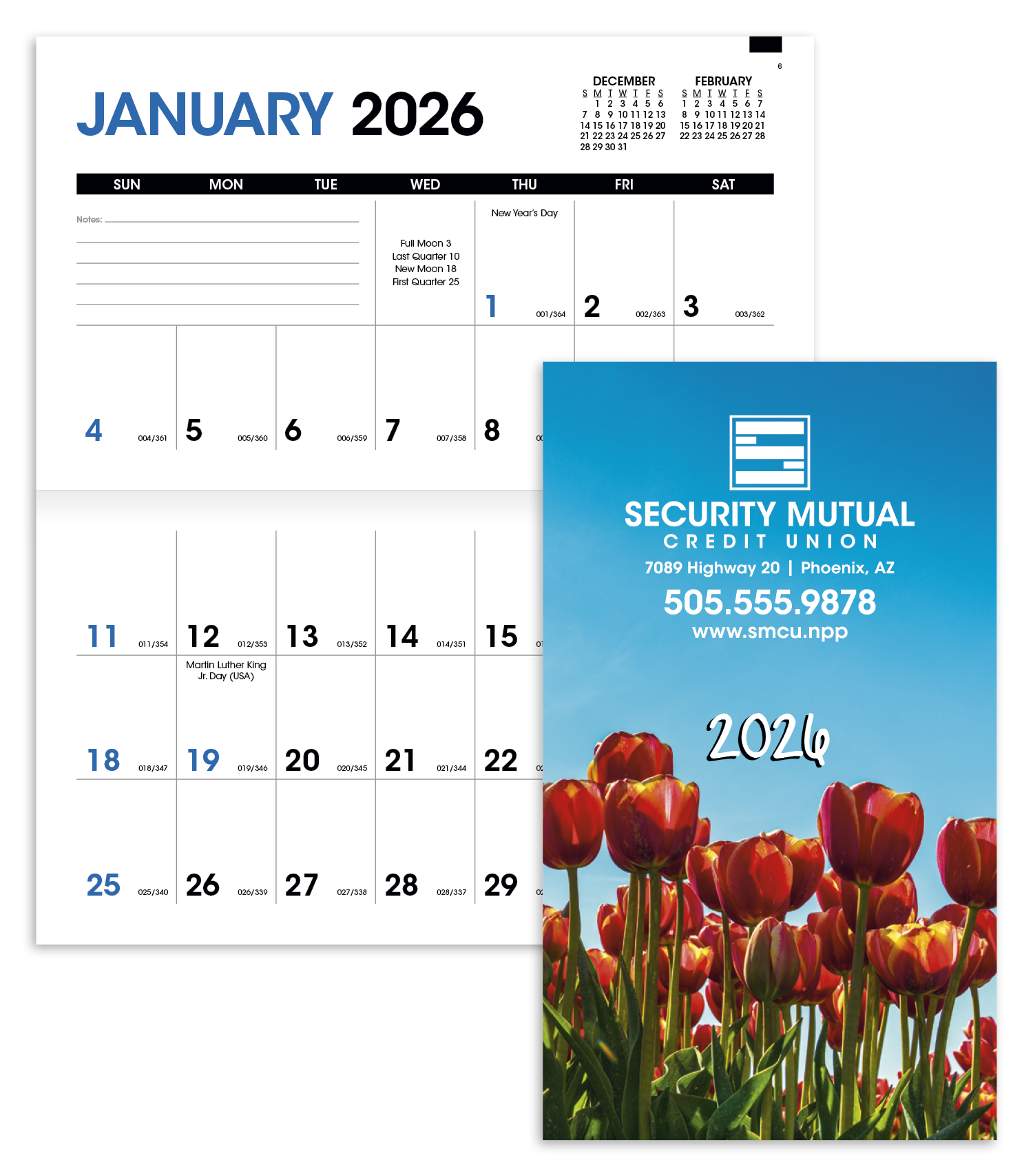 Triumph® Calendars Colorful Impressions Monthly Pocket Planner 62