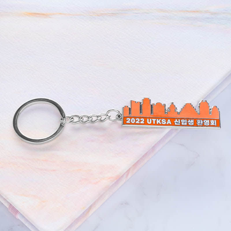 Custom Hard Enamel Metal Keychains 2