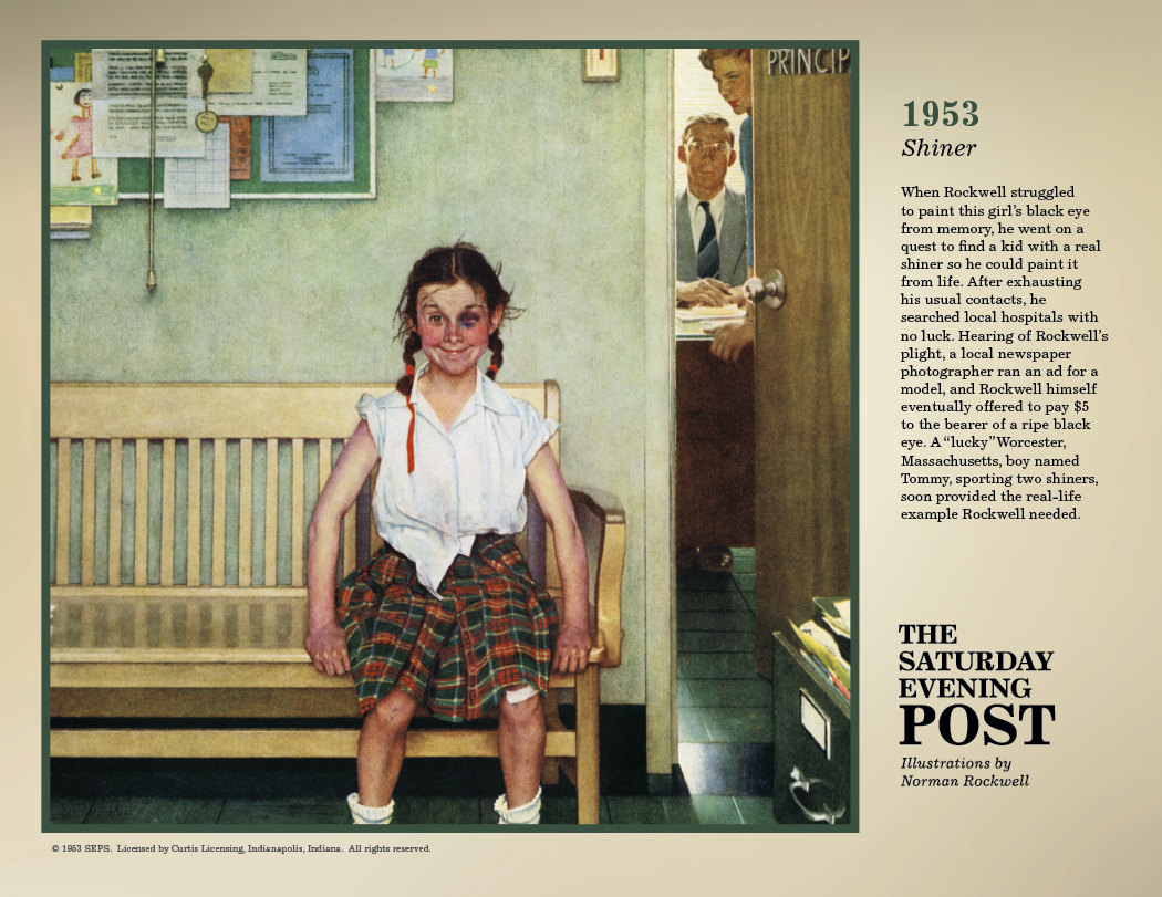 Triumph® Calendars The Saturday Evening Post Illustrations by Norman Rockwell Calendar 49