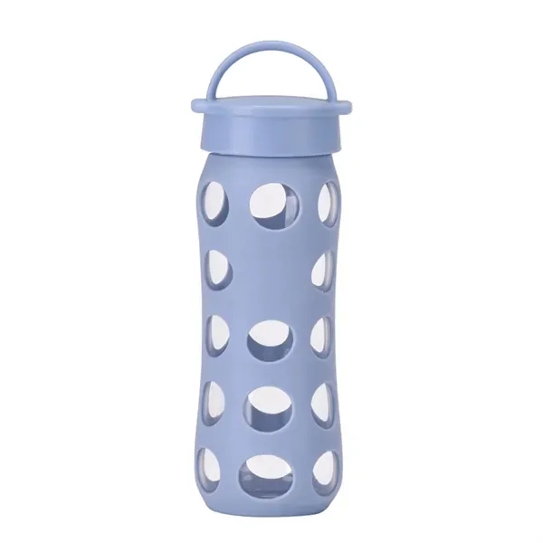 16 oz Glass Cup with Borosilicate and Silicone Sleeve 5