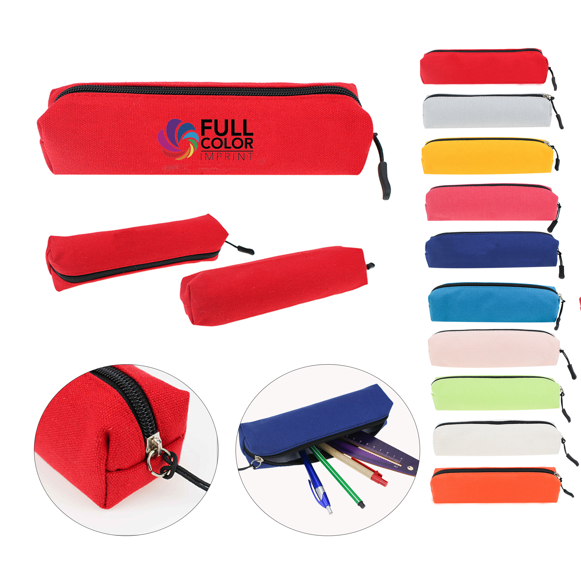 MOQ:10pcs Portable Zipper Pen Holder 3