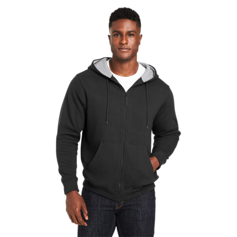 Harriton Men's ClimaBloc™ Lined Heavyweight Hooded Sweatshirt 5