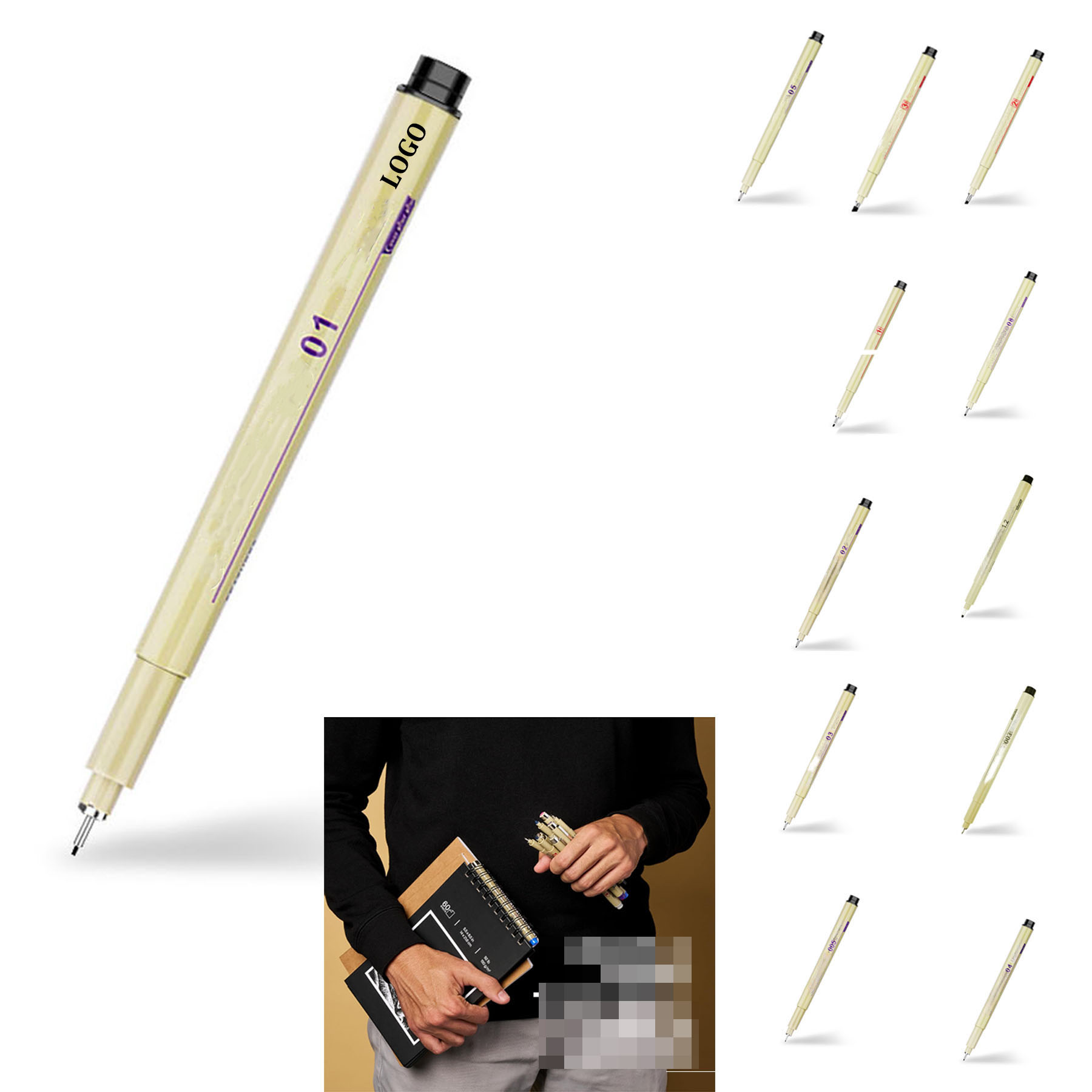 Micron Fineliner Pens 5