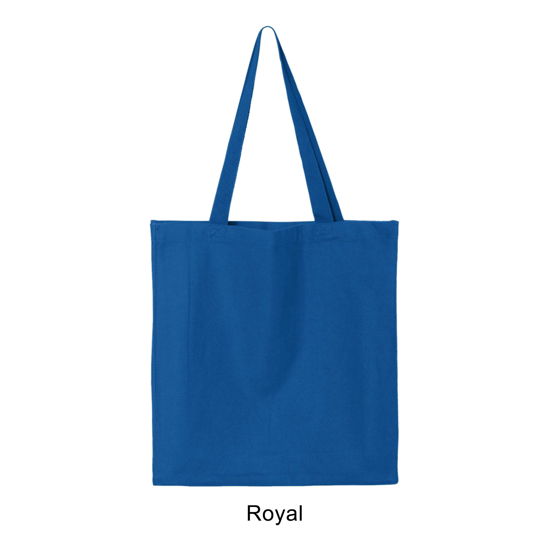 12 oz. Heavy Cotton Gusset Shopping Tote Bag_R111BT 12
