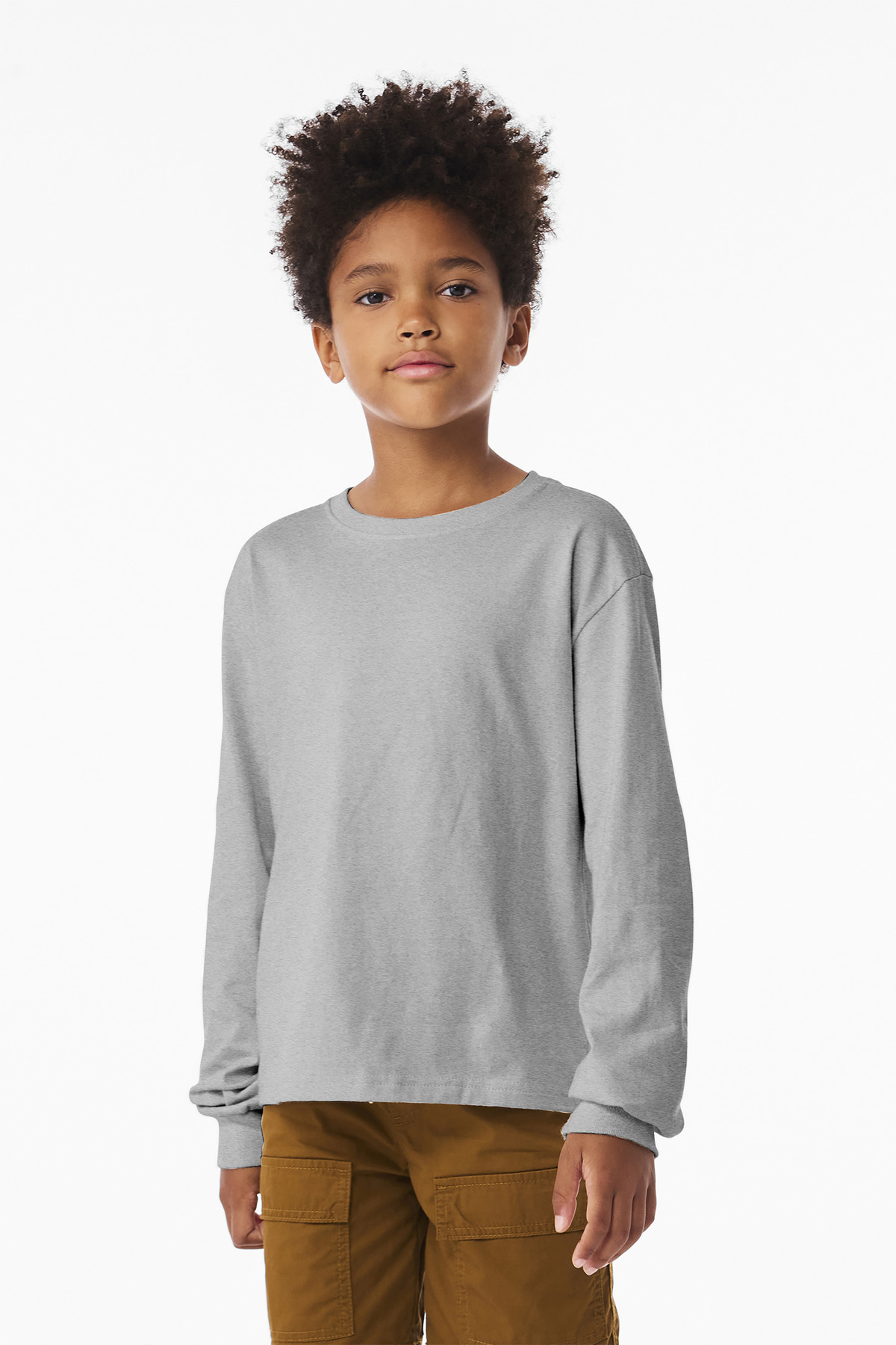 BELLA+CANVAS Youth 6-Ounce Heavyweight Long Sleeve Tee BC3511Y 22