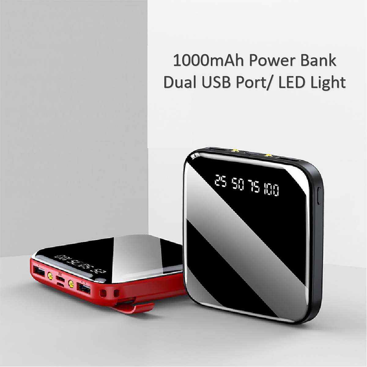 10000MAh Mini Power Bank with LED Light 1