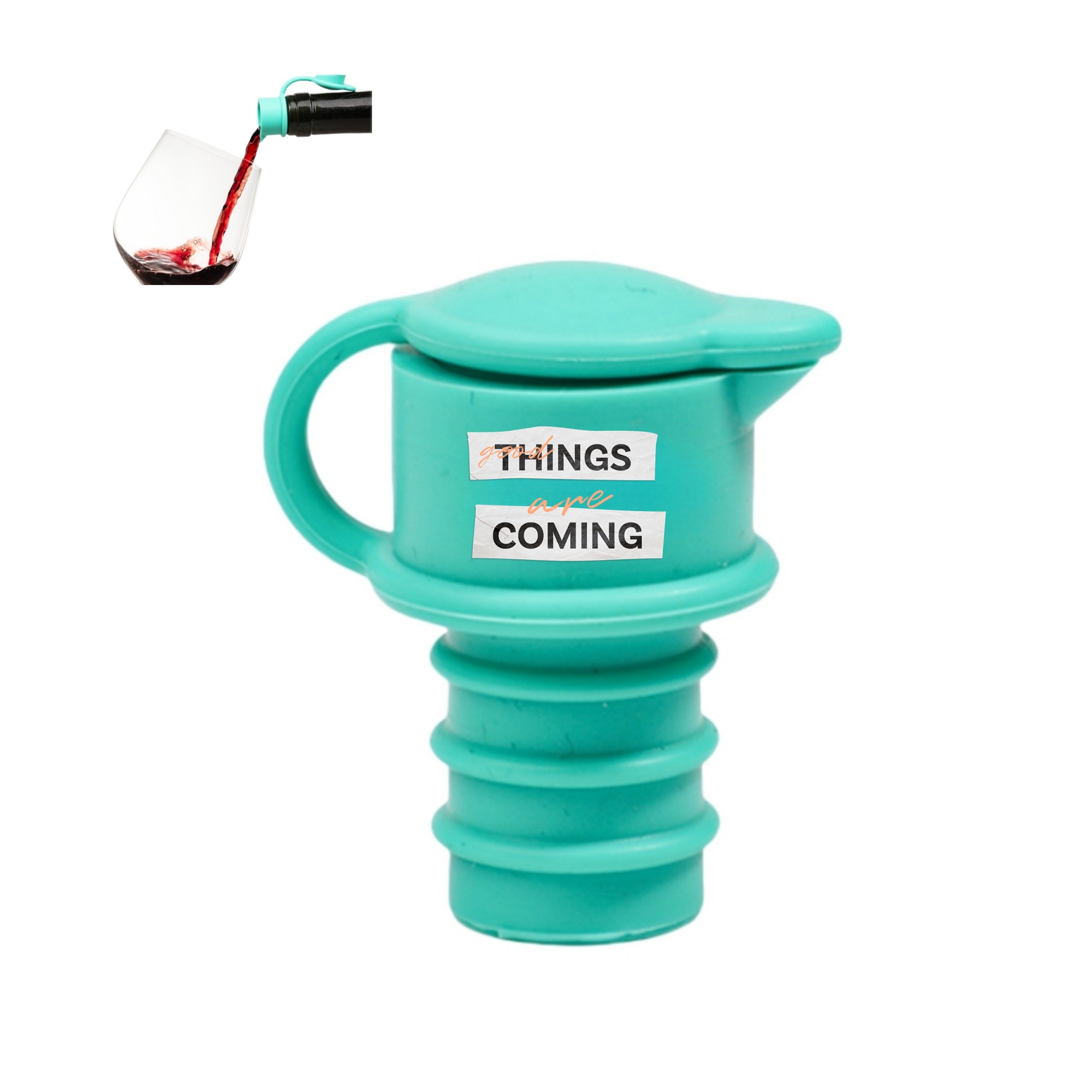 Silicone Wine Cover Caps Airtight Seal 8