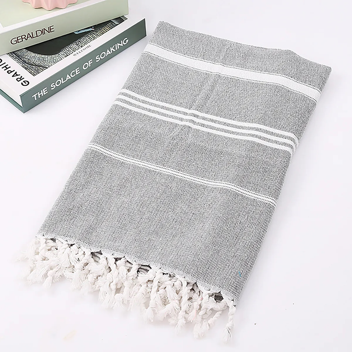 Turkish Beach Quick Dry Towels with Tassel 5