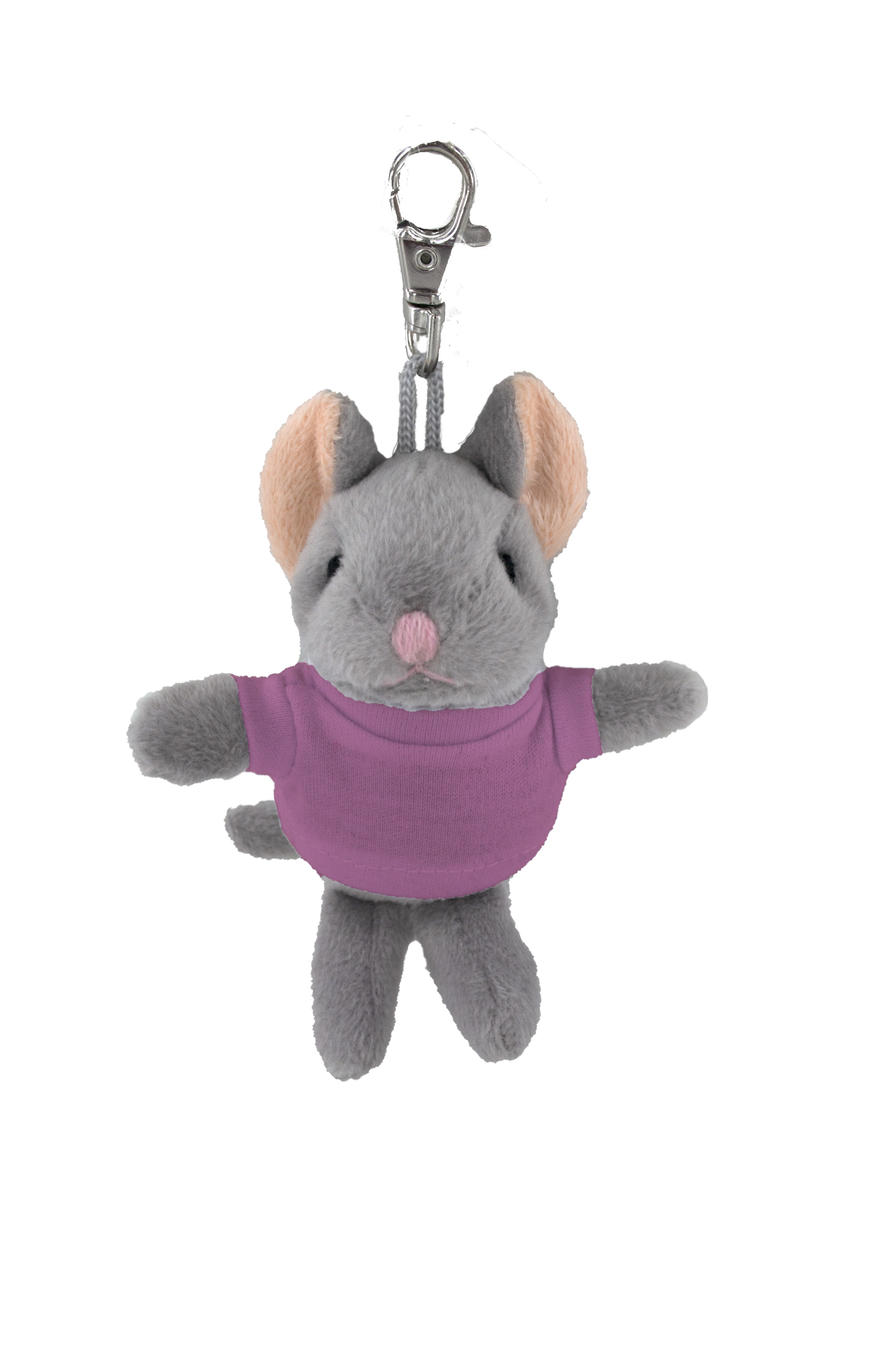 soft plush Mouse keychain with Tee 4