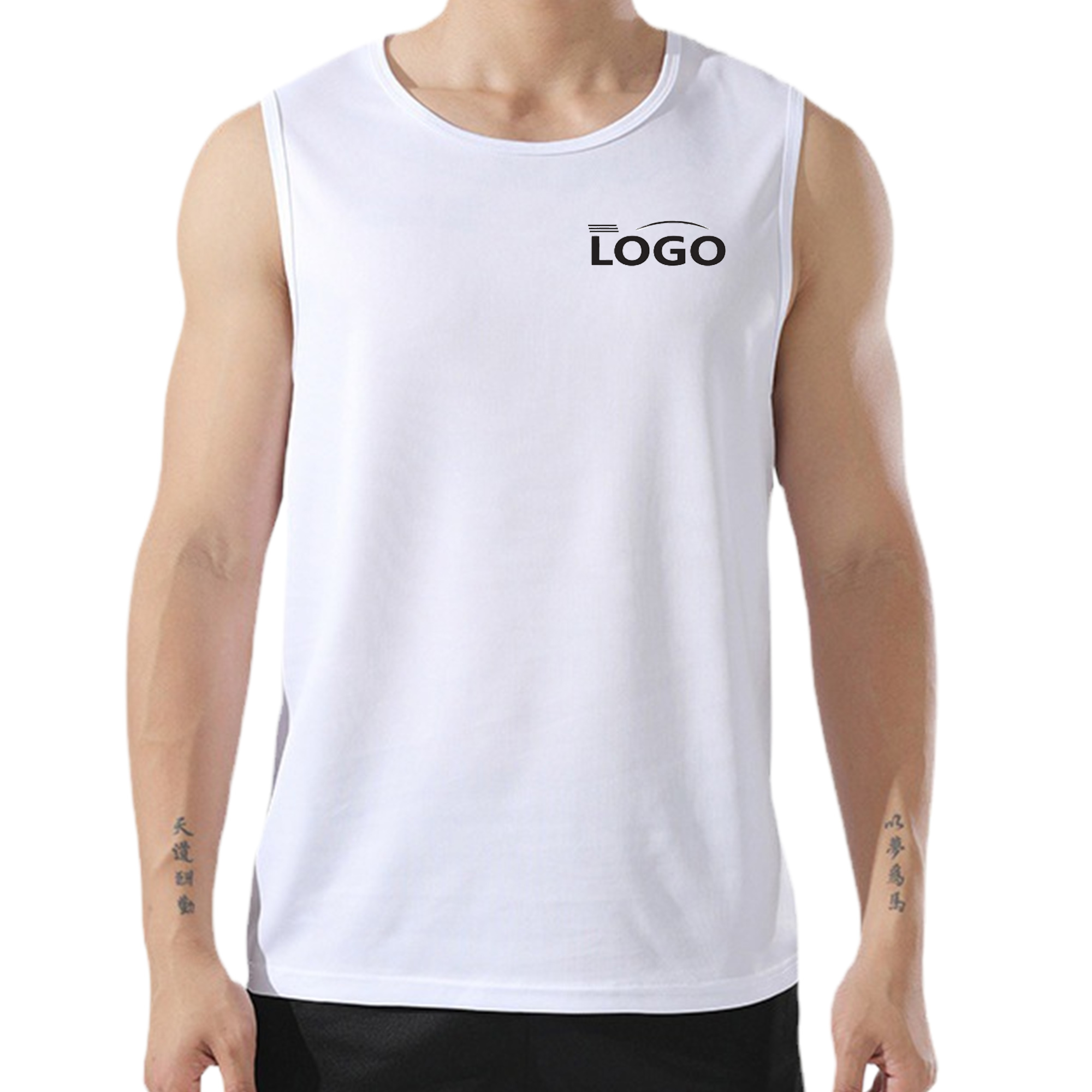 MOQ50 Breathable Mens Tank Top for Fitness and Yoga 3