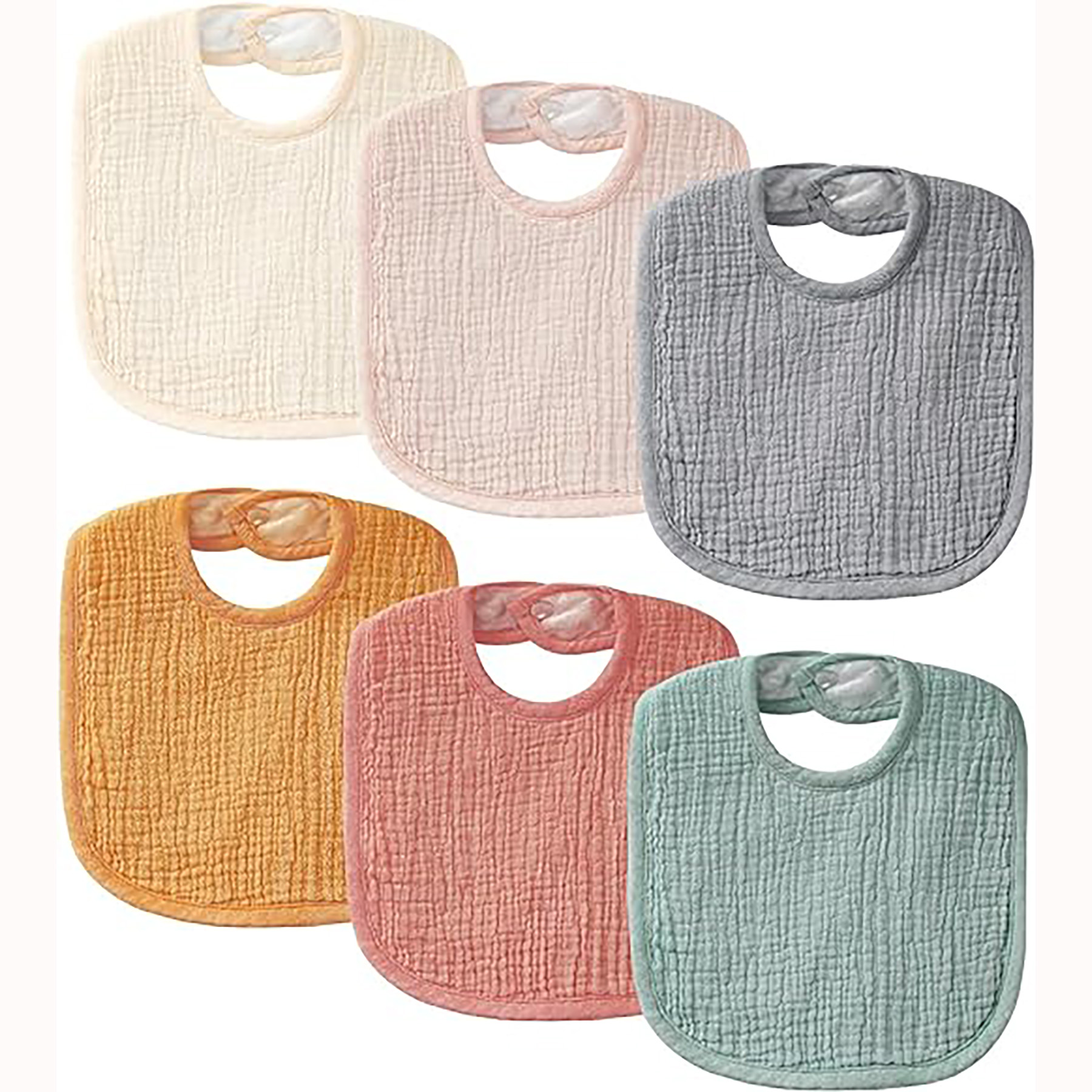Soft Cotton Baby Drool Bibs 13