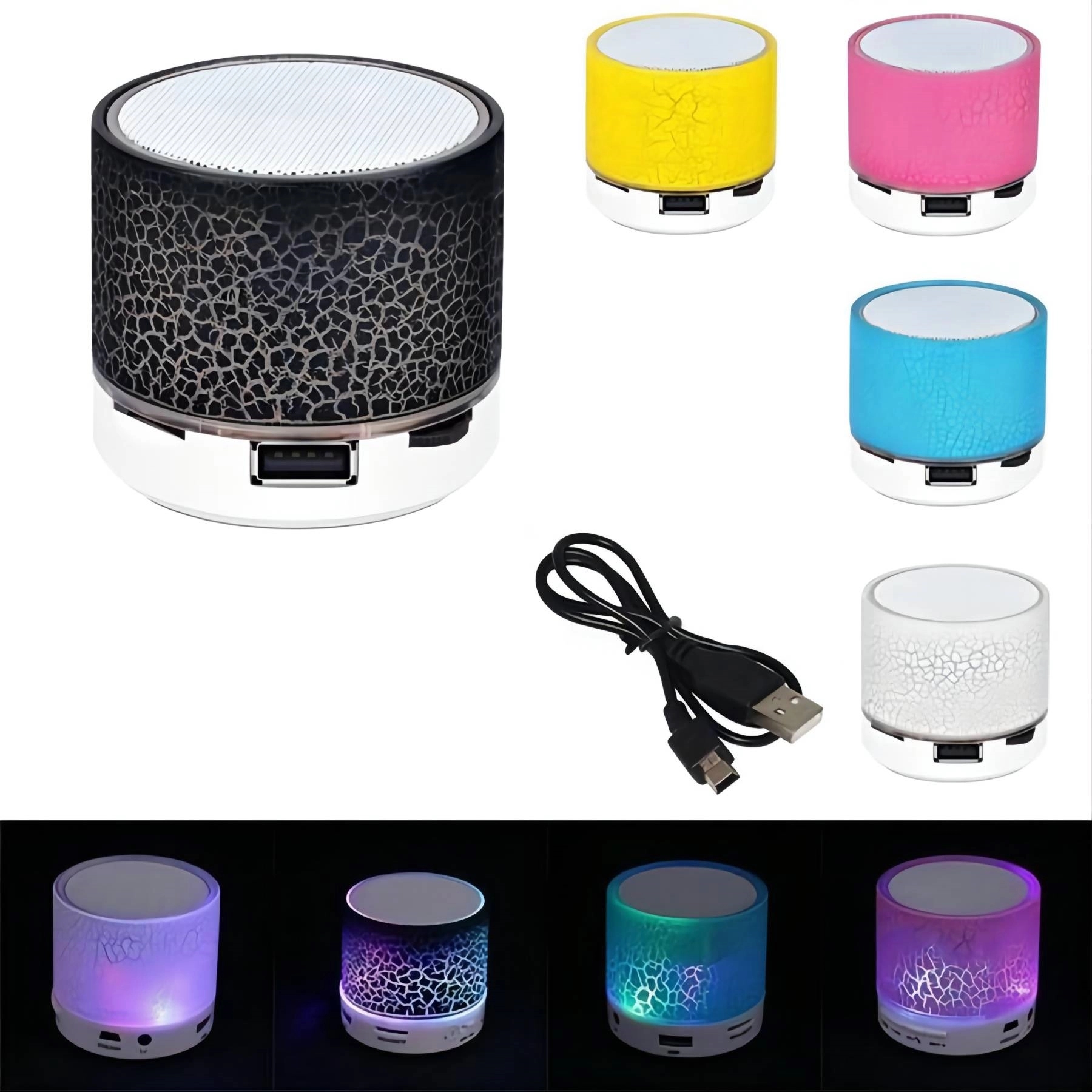 Portable Mini LED Bluetooth Wireless Speaker 2