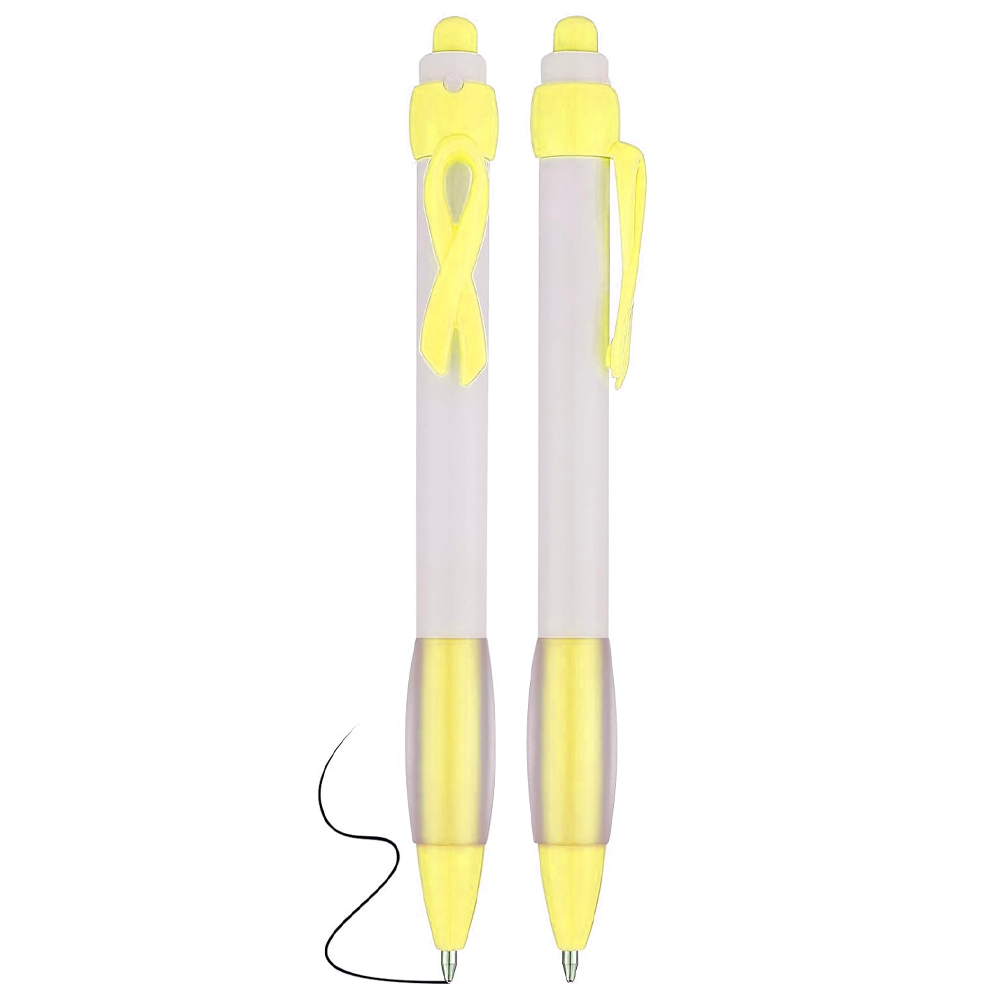 Breast Cancer Pen With Ribbon Clip Ball Pen 16