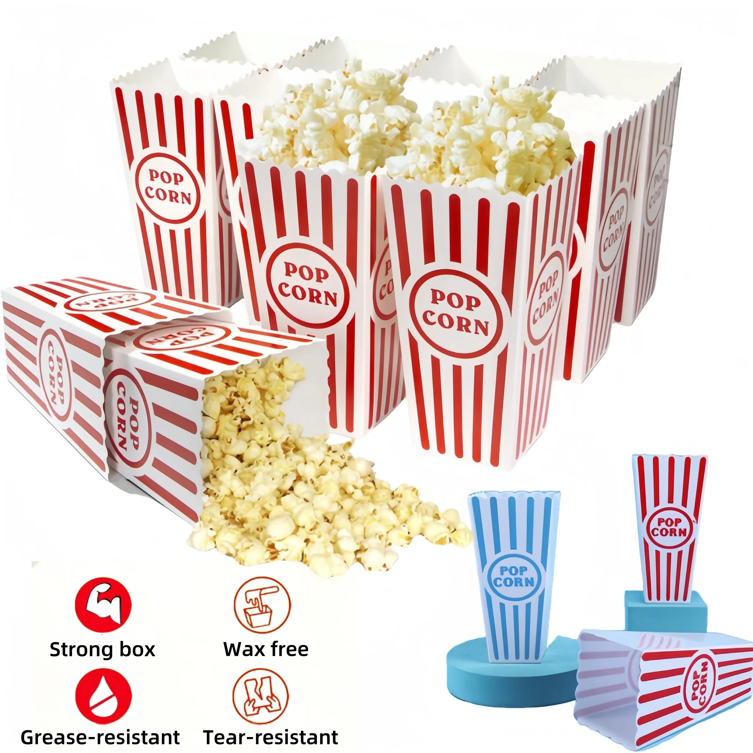 Plastic Popcorn Tubs 2