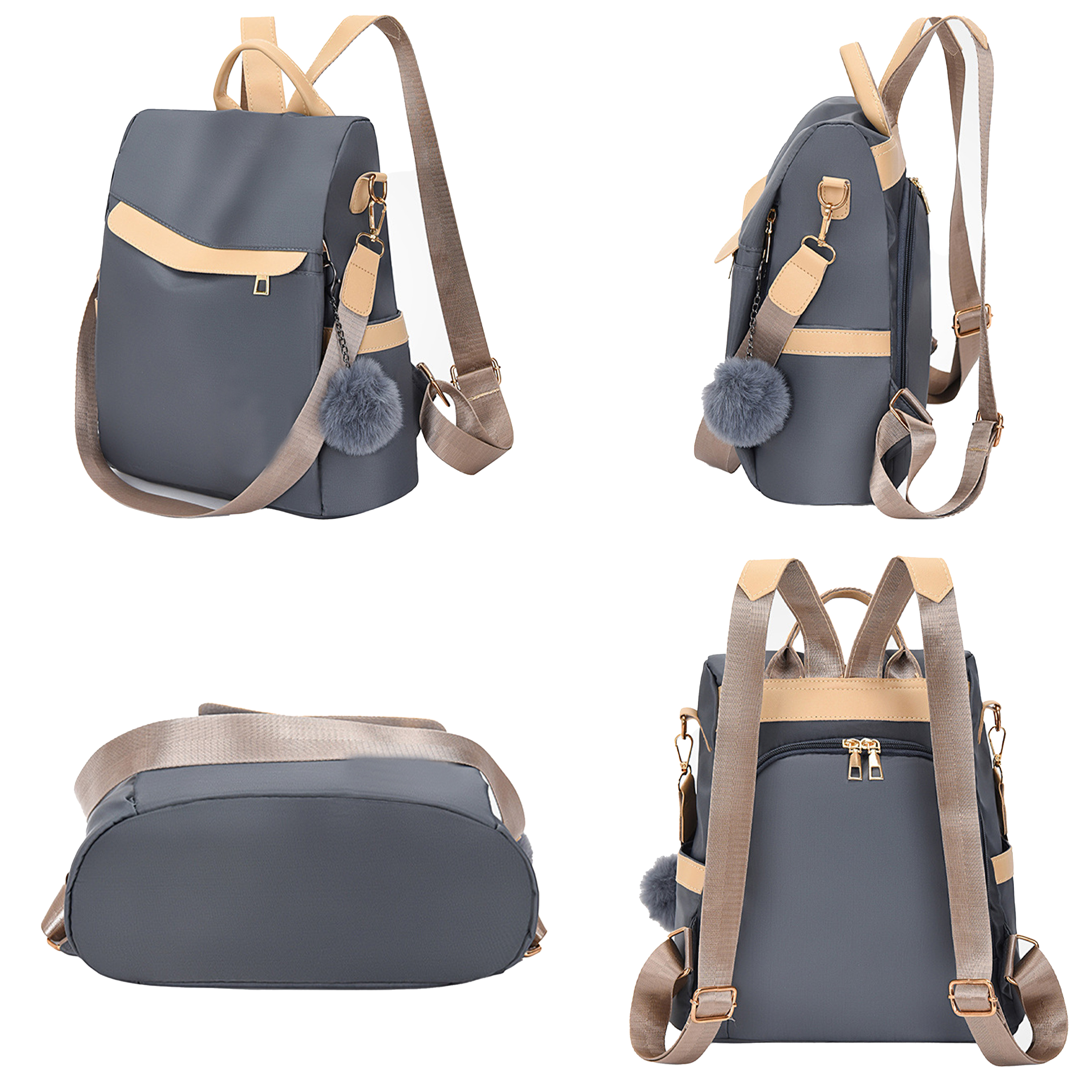 Oxford Large Capacity Minimalist Backpack 2