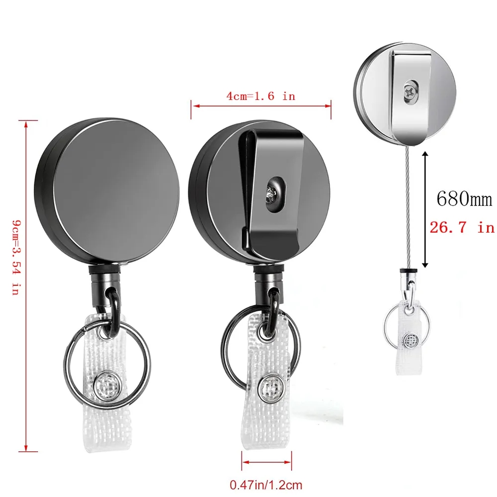 Retractable Metal Badge Holder 4