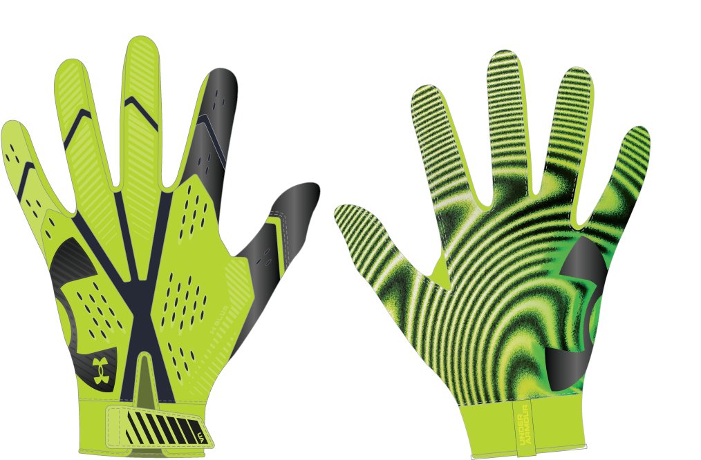 UA Blur LE Kids' Football Gloves 15