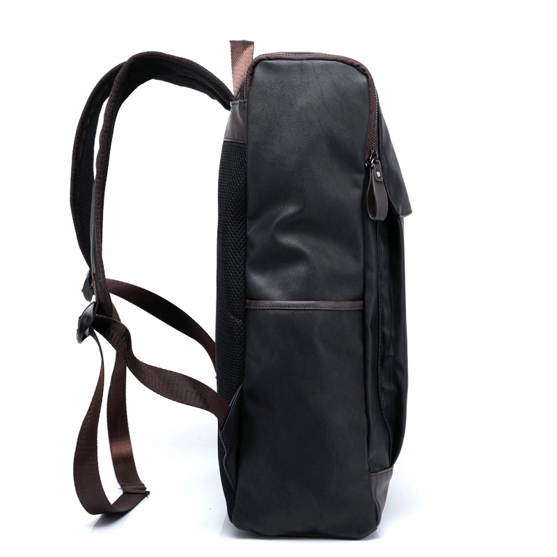 Vintage PU Leather Backpack 12