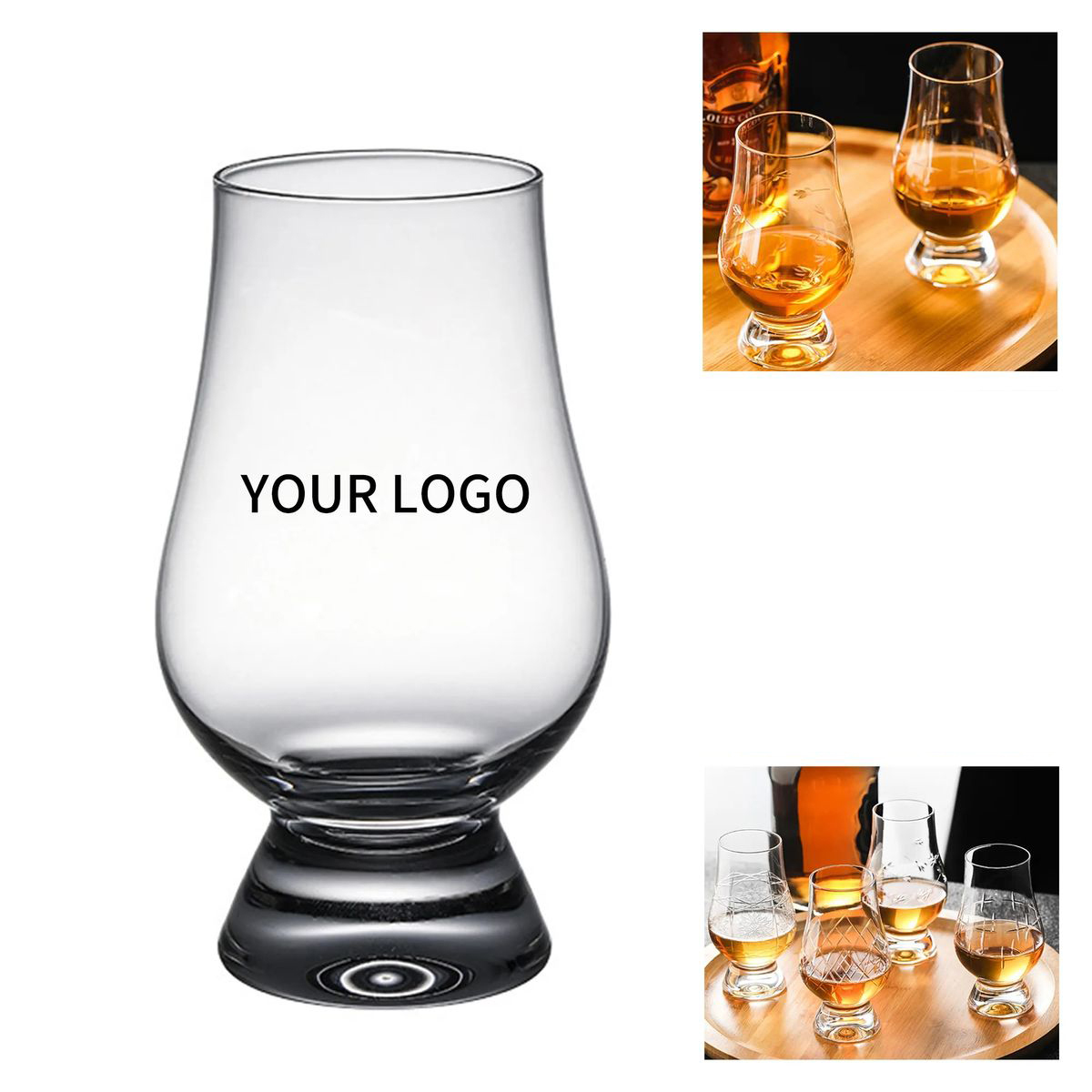 Clear 6oz Whisky Glass with Thick Base 2