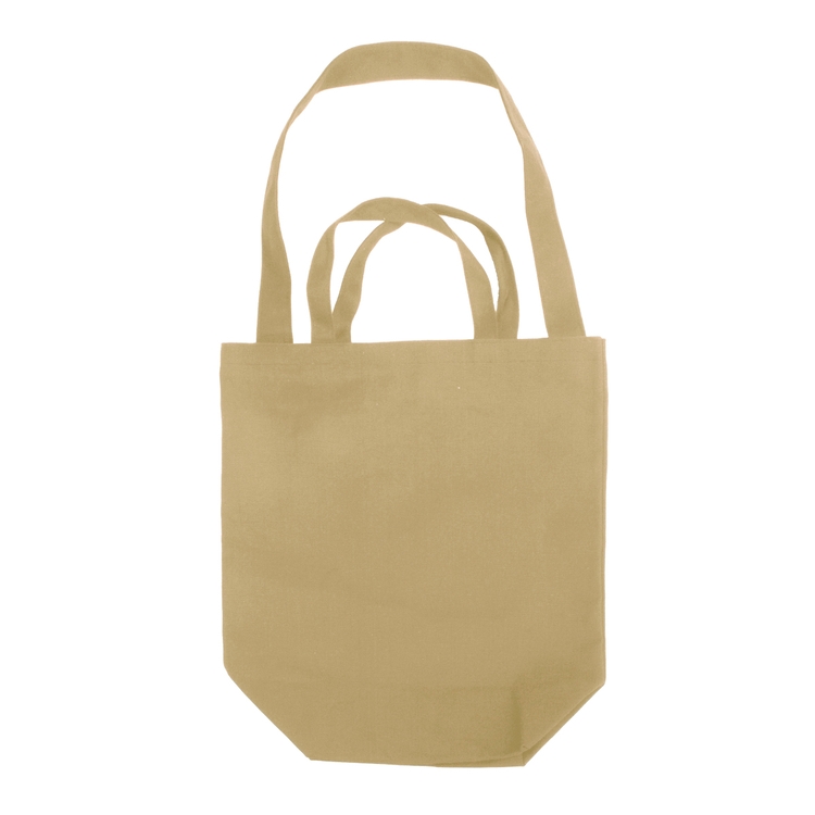 14 oz. DUAL HANDLE Cotton Canvas TOTE Bag 4