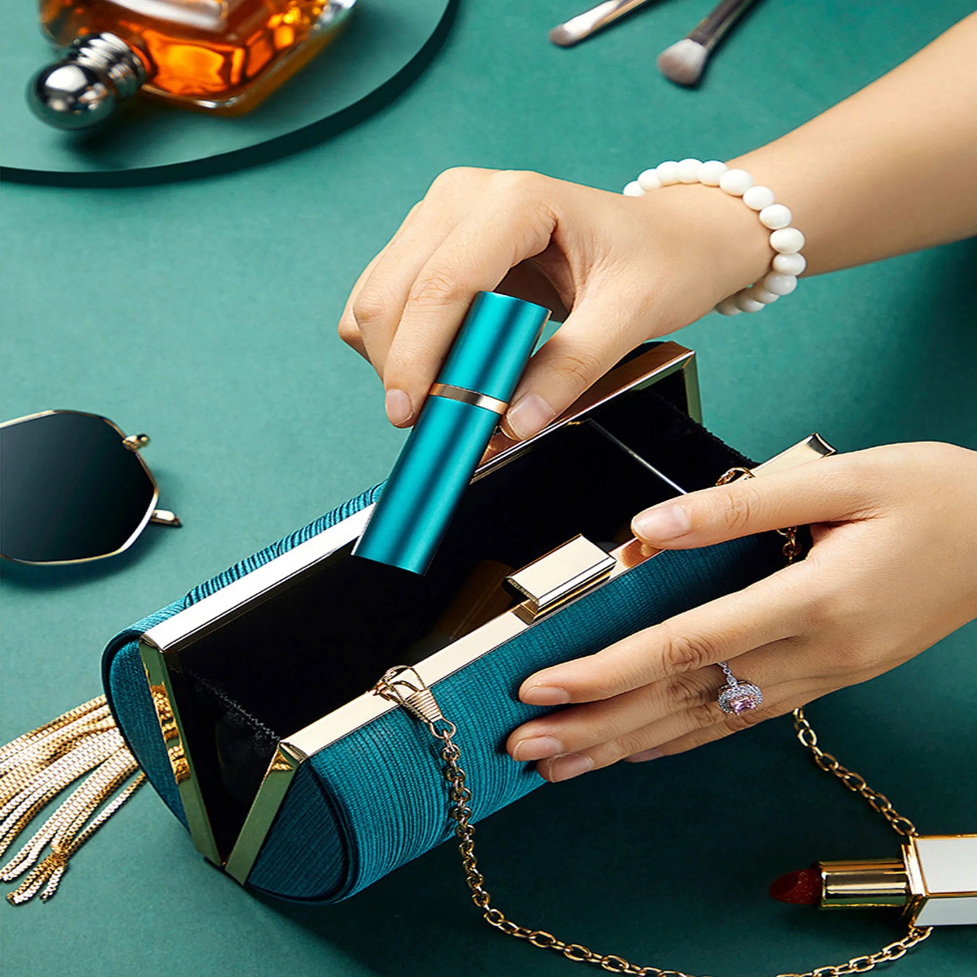 Luxury Refillable Perfume Atomizer Bottle With Direct Fill 2