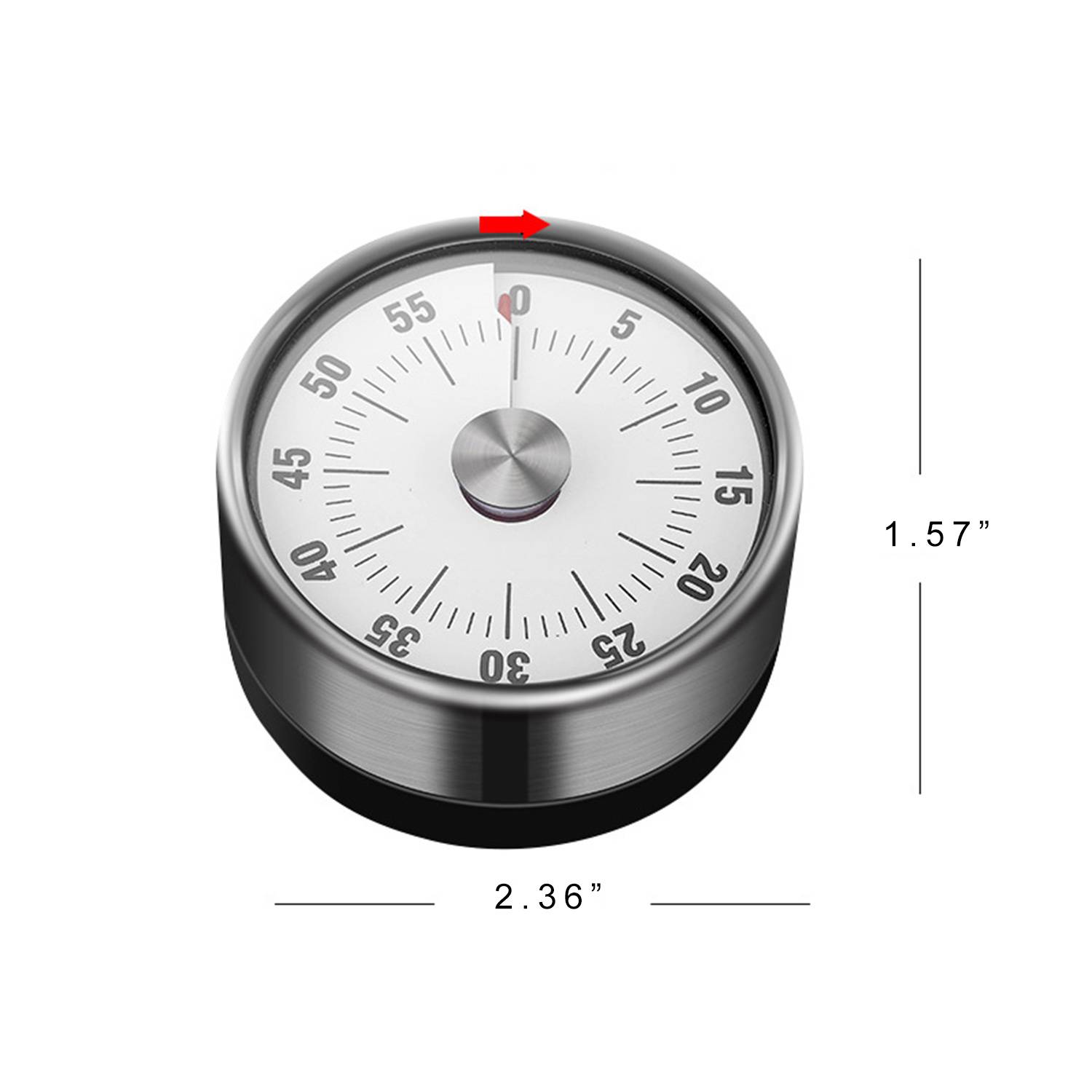 Magnetic Stainless Steel Kitchen Alarm Timer 5