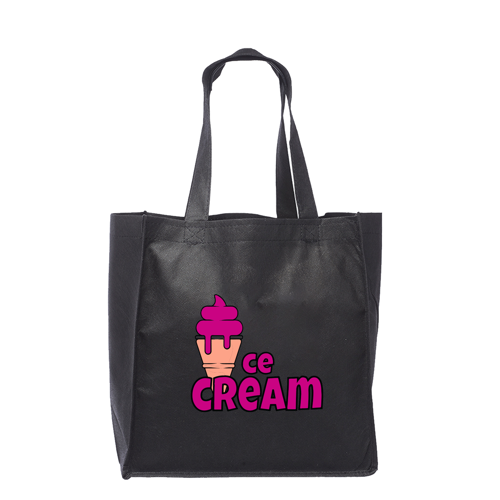 Non-Woven Polypropylene Tote - 12"W x 12.75"H x 8"D 3