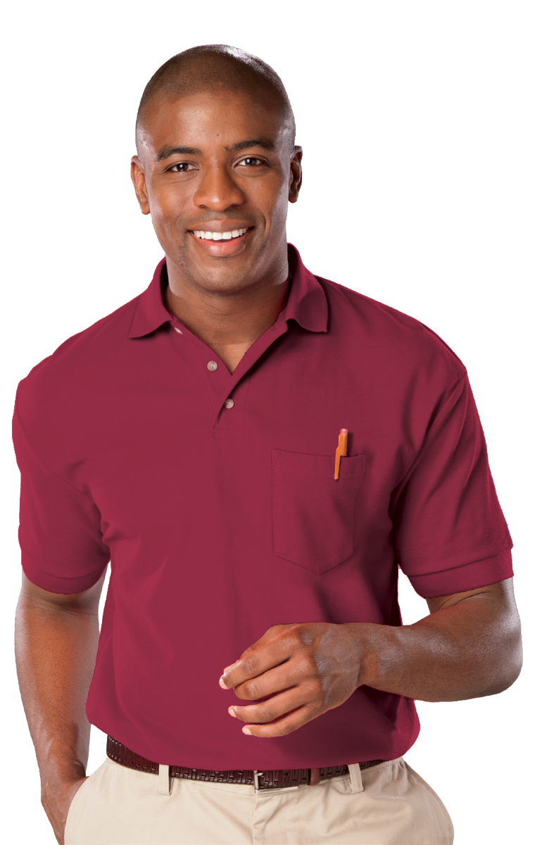 Adult Superblend Short-Sleeve Pocketed Polo 13