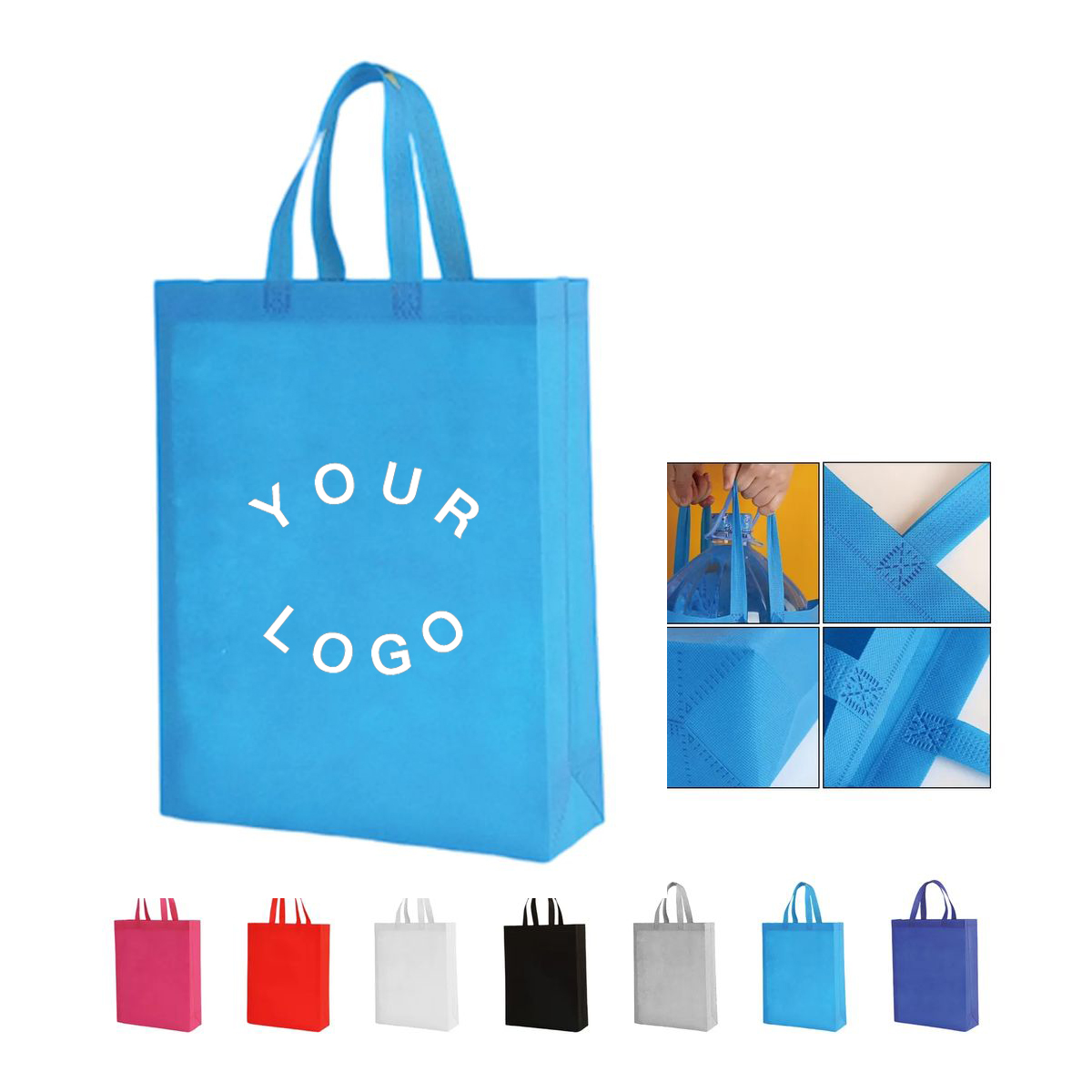 Eco Friendly Non Woven Shopping Bag with Handles 5
