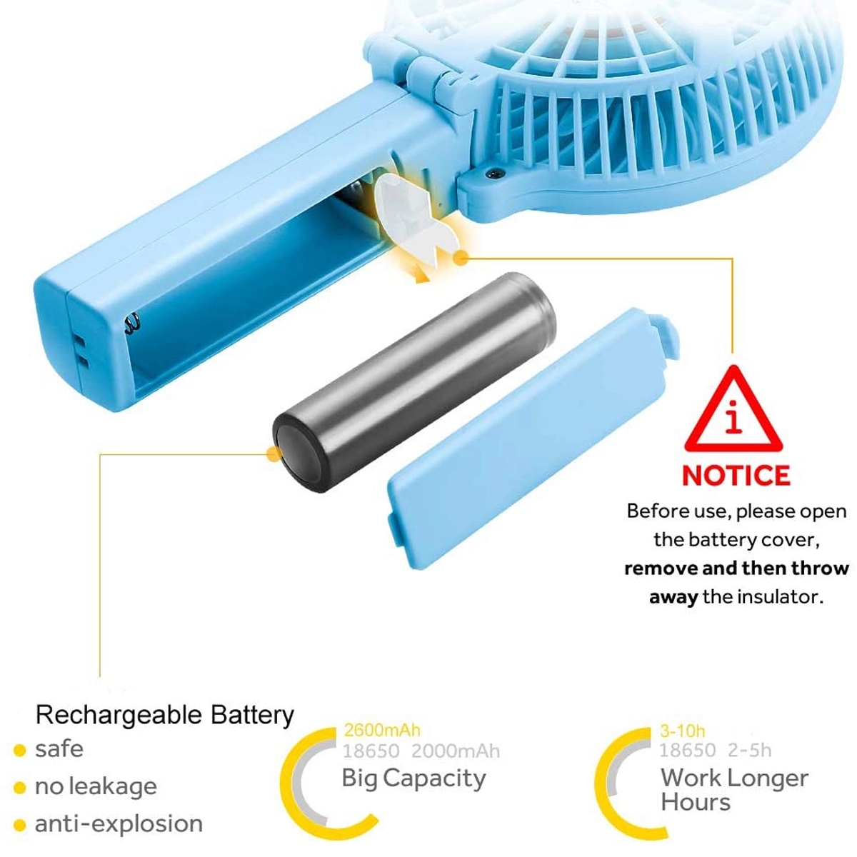 Mini Handheld Fan 3