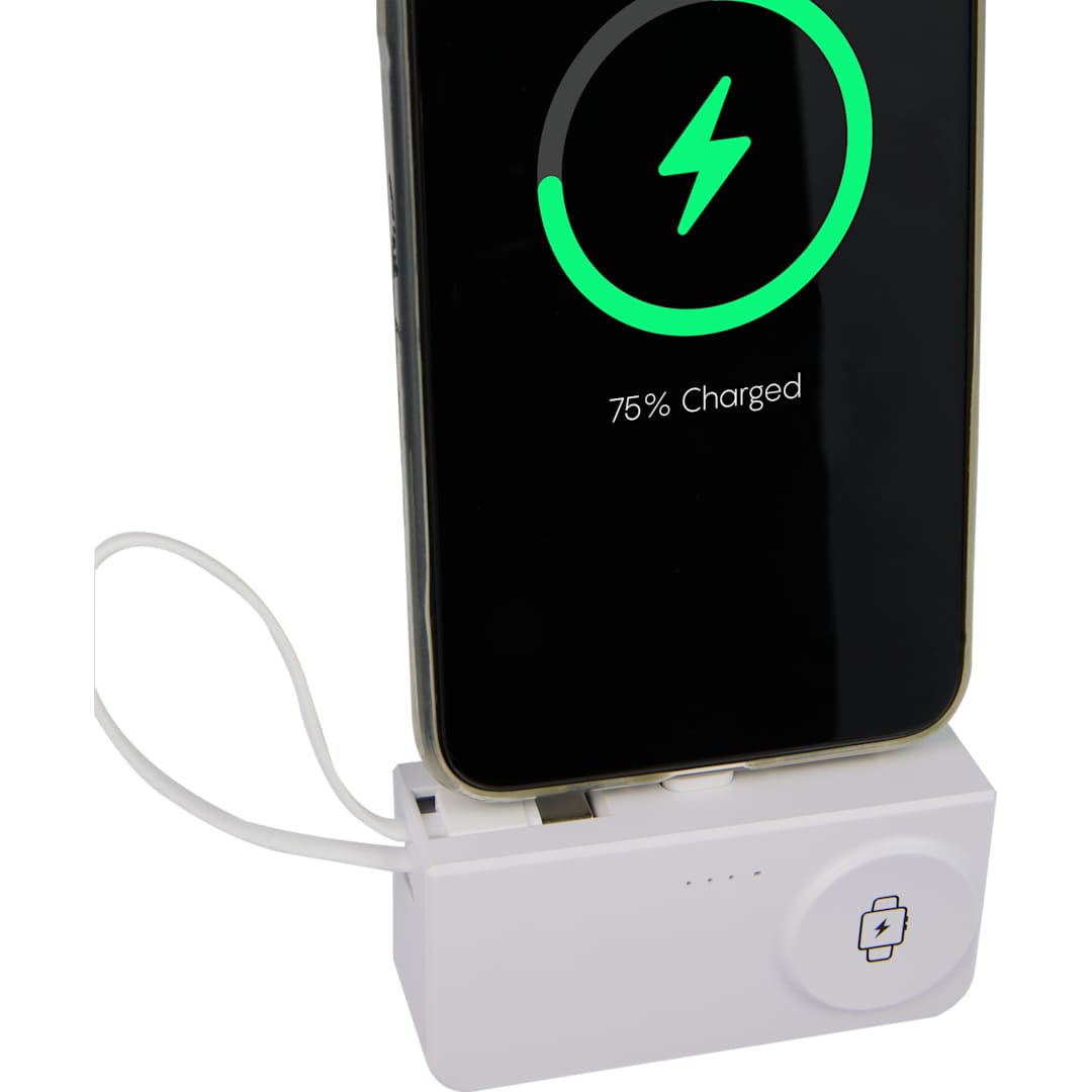 Hue Plus 5000 mAh Power Bank with Watch Charger 40