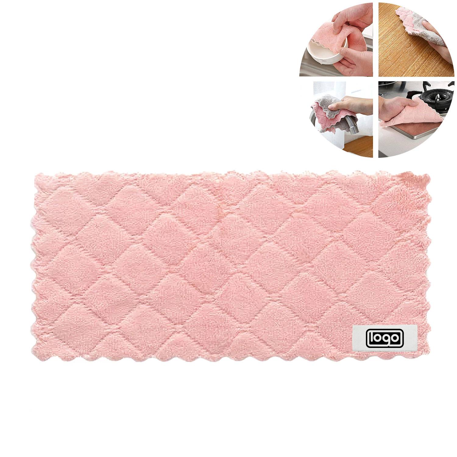 Thick Microfiber Dish Cloth - Absorbent & Scratch-Free 3