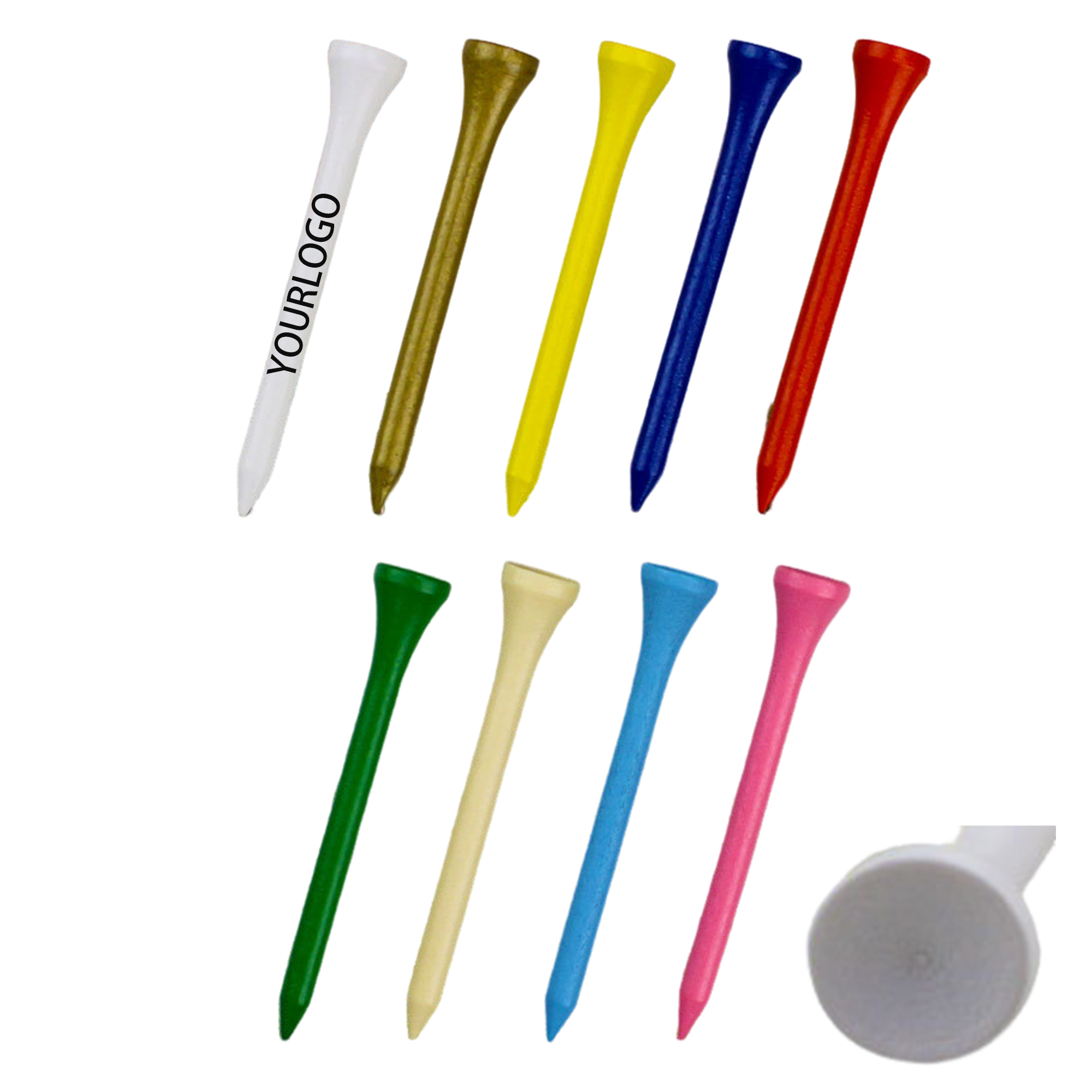Wood Golf Tee 2
