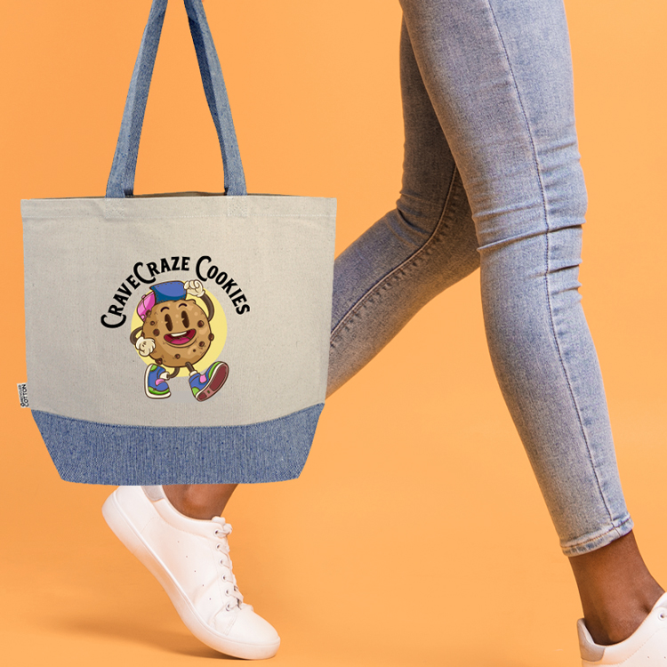 Washington Recycled Cotton Two Tone Tote 4