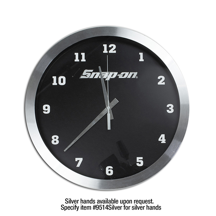 "Bridge" 14" Brushed Metal Wall Clock 4