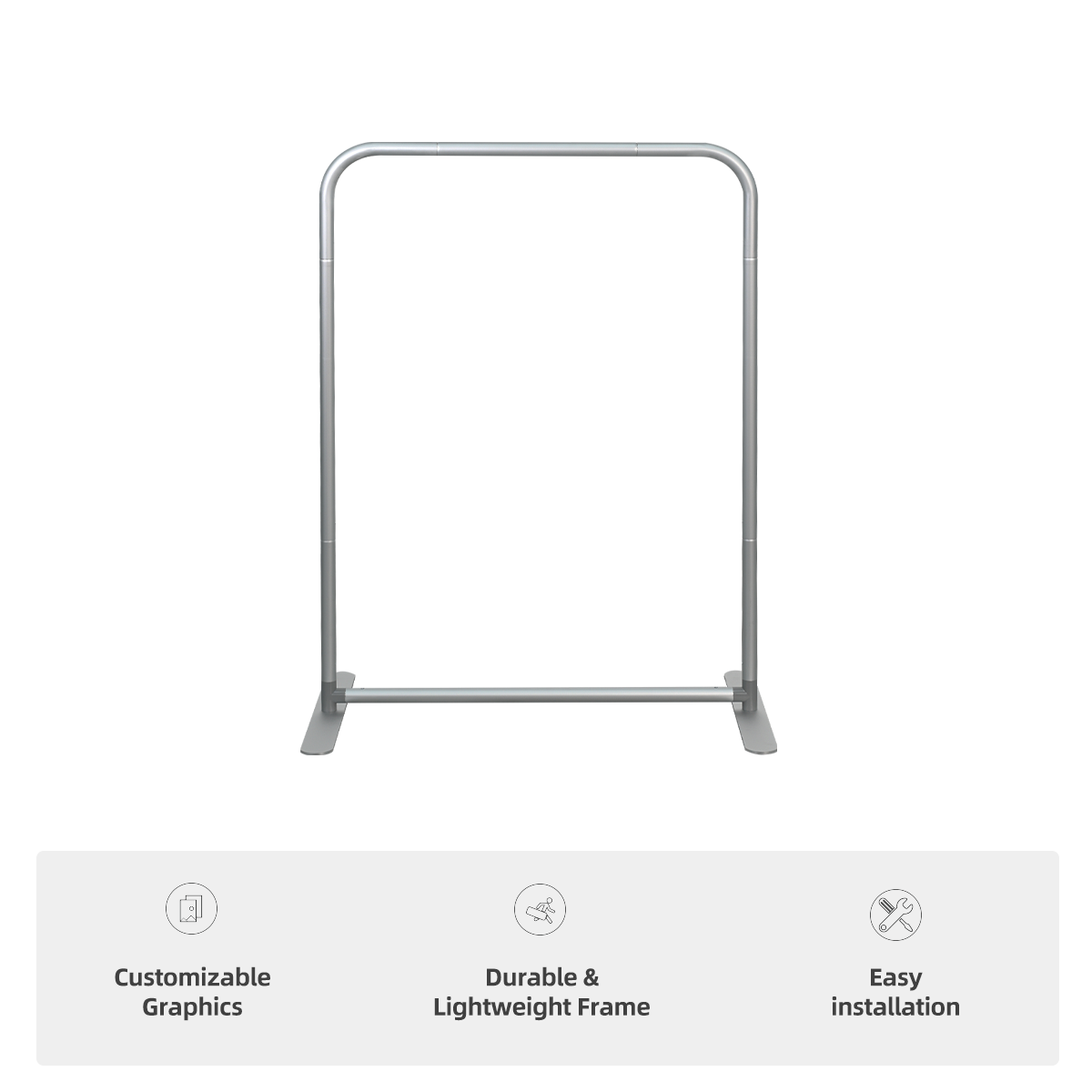Tabletop Straight Display - 24"x24" 4