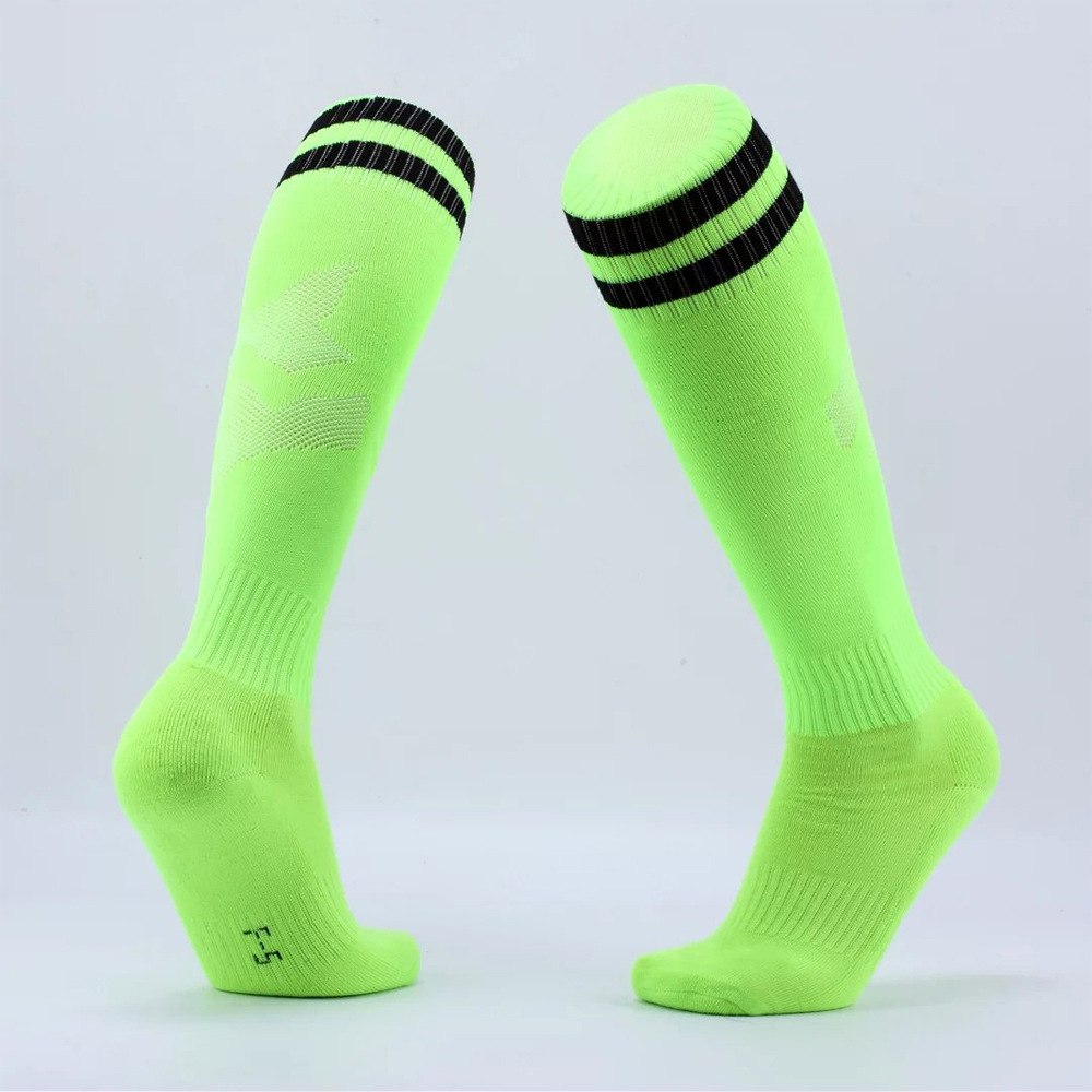 Stretchy Compression Knee High Tube Socks Footbal 5
