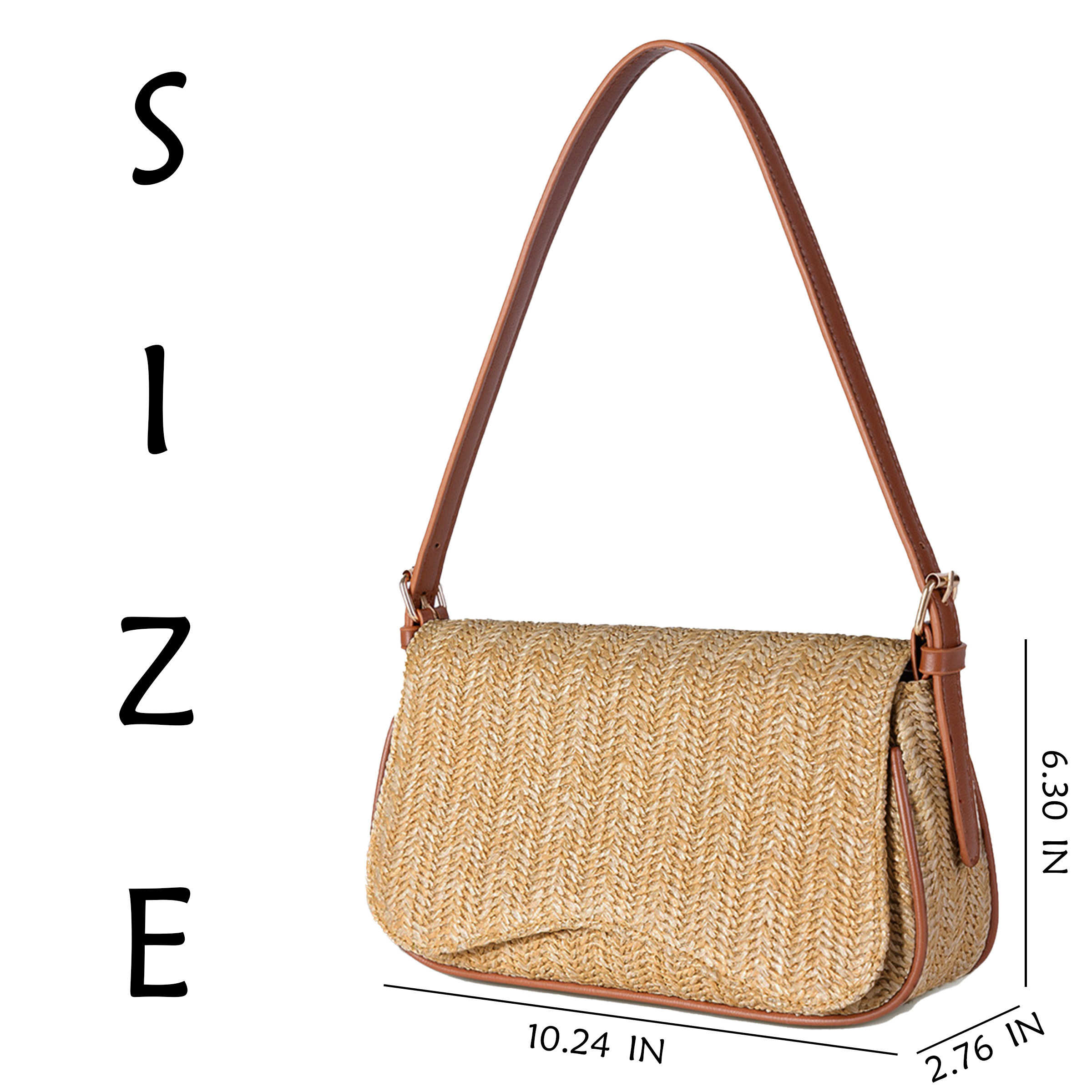Straw Fashion Women's Shoulder Bag 2
