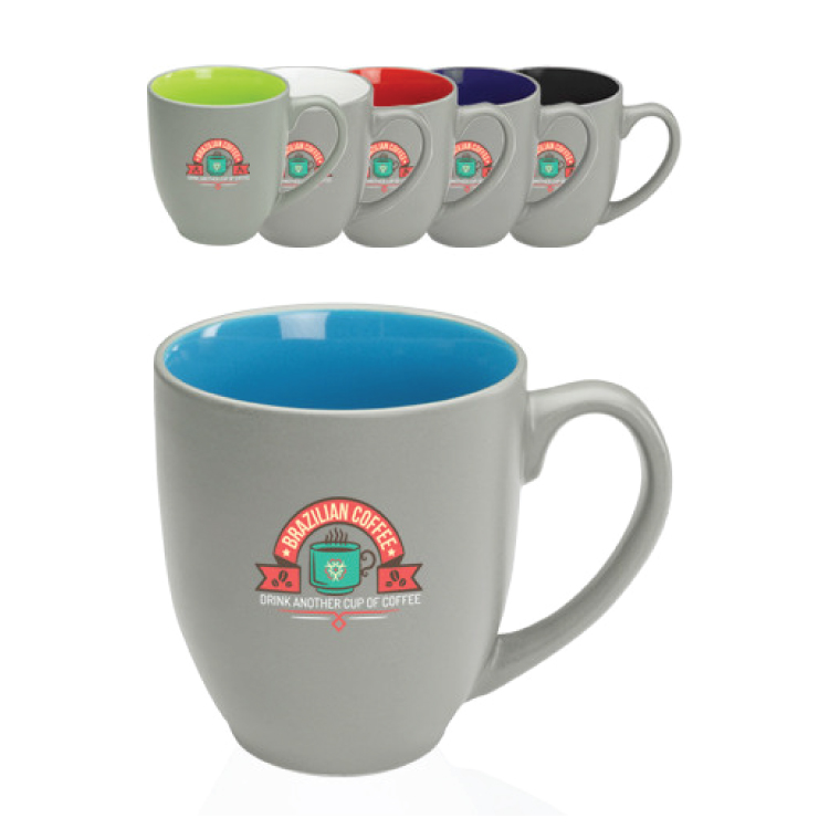 16 oz. Pop Out Bistro Two Tone Coffee Mug - Colors 2