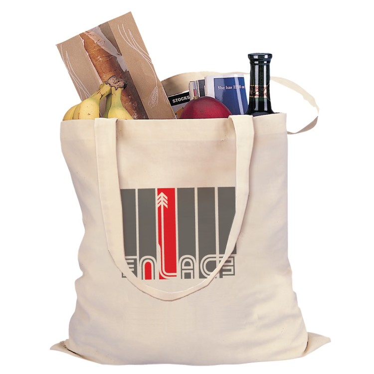 Rainbow Tote Bag - Natural 2