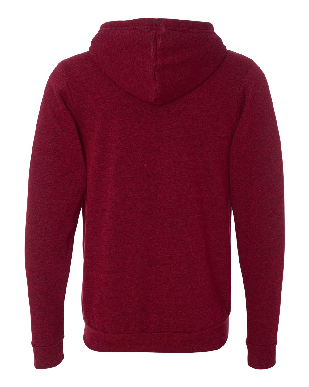Unisex Triblend Sponge Fleece Full-Zip Hoodie Sweatshirt - 3909 9