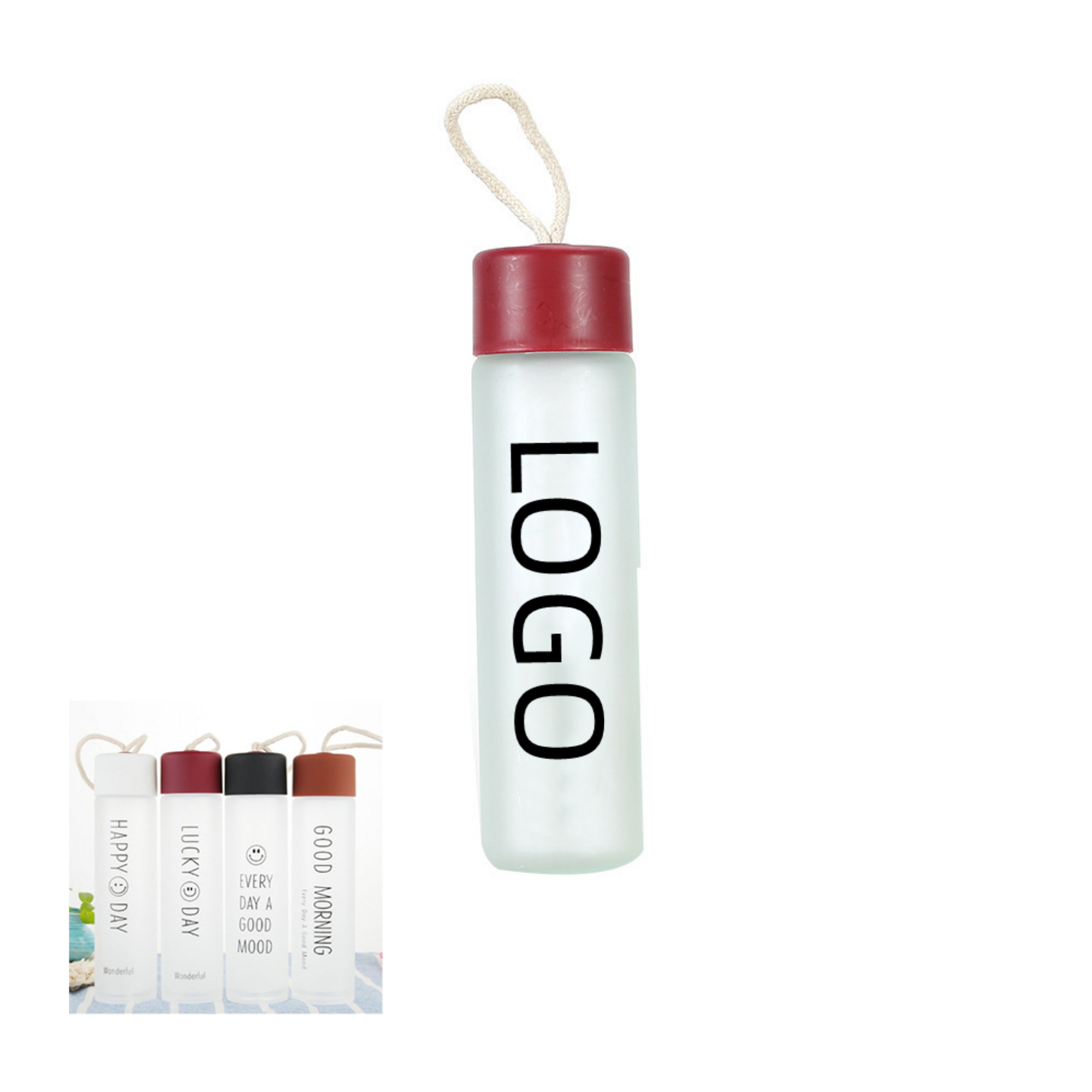 12oz Frosted Sublimation Glass Mug MOQ 20PCS