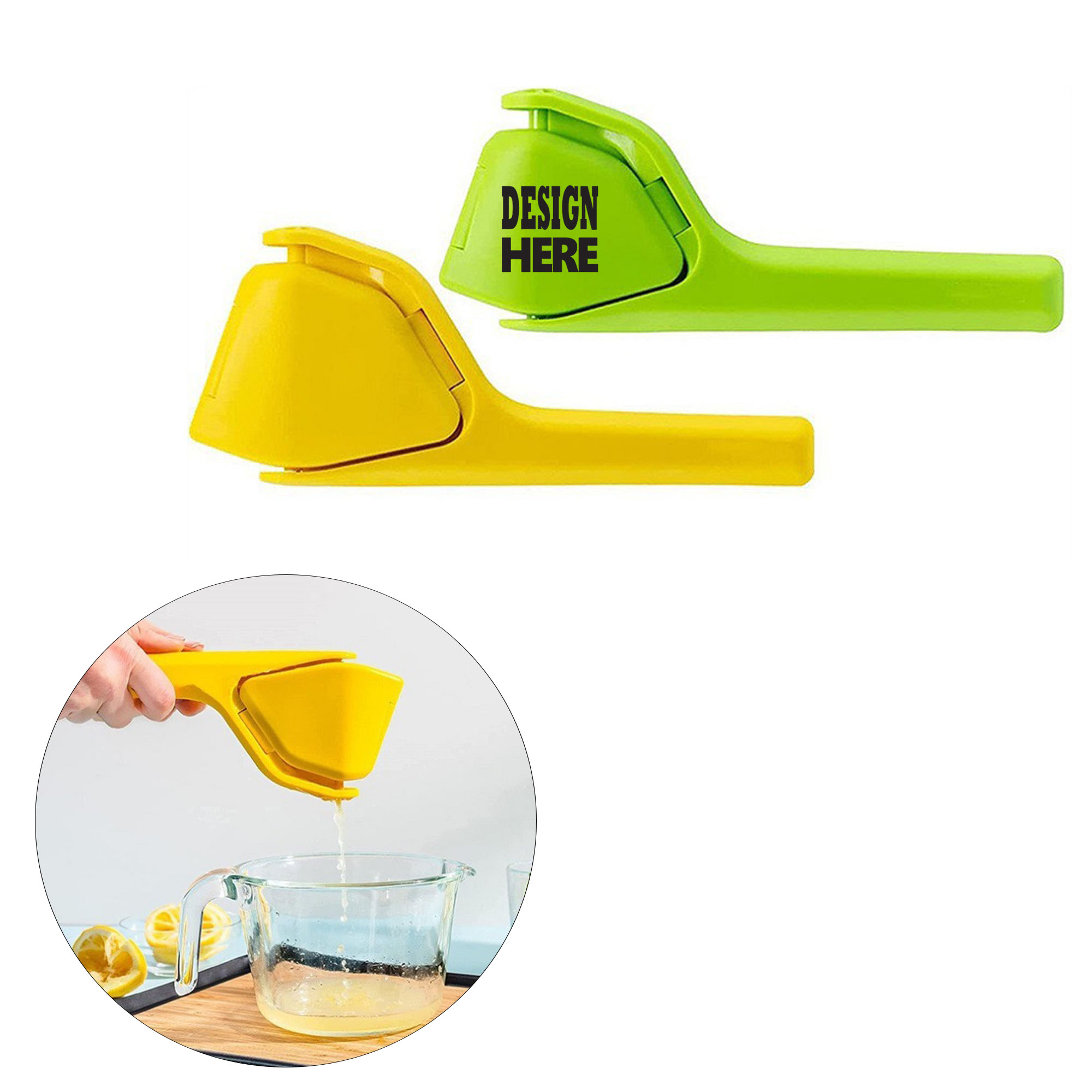 Handheld Manual Citrus Juicer With Easy Grip 2