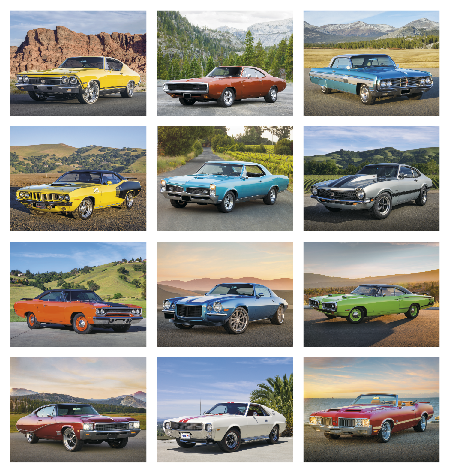 Triumph® Calendars Muscle Cars Calendar 6