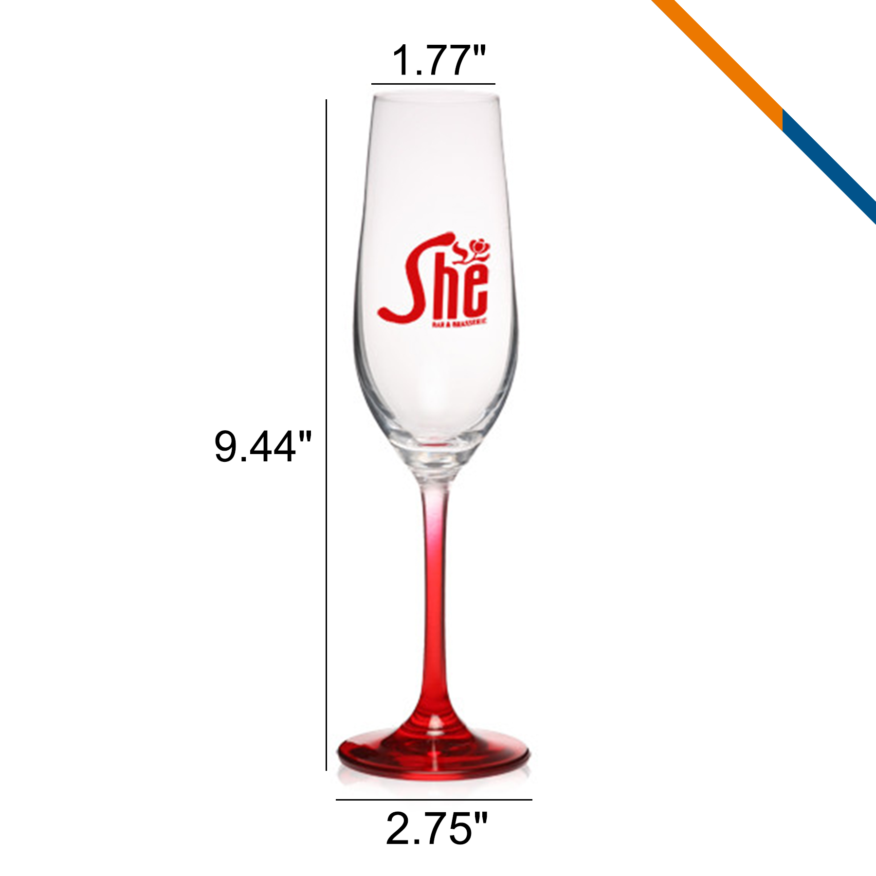 Dillon Champagne Glasses - 8 OZ. 4