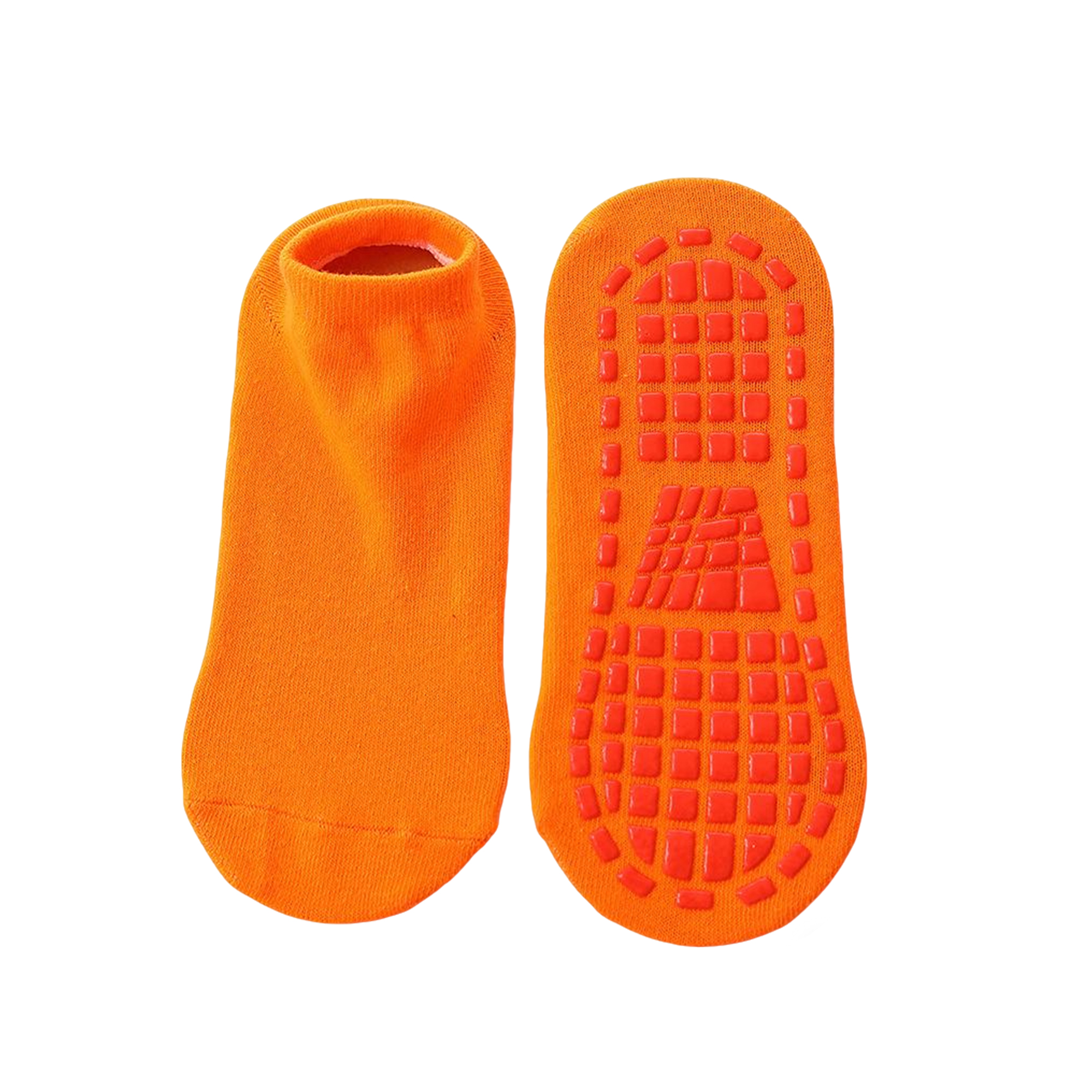 Cotton Grip Trampoline Sock With Anti Slip Sole 9" Length 13