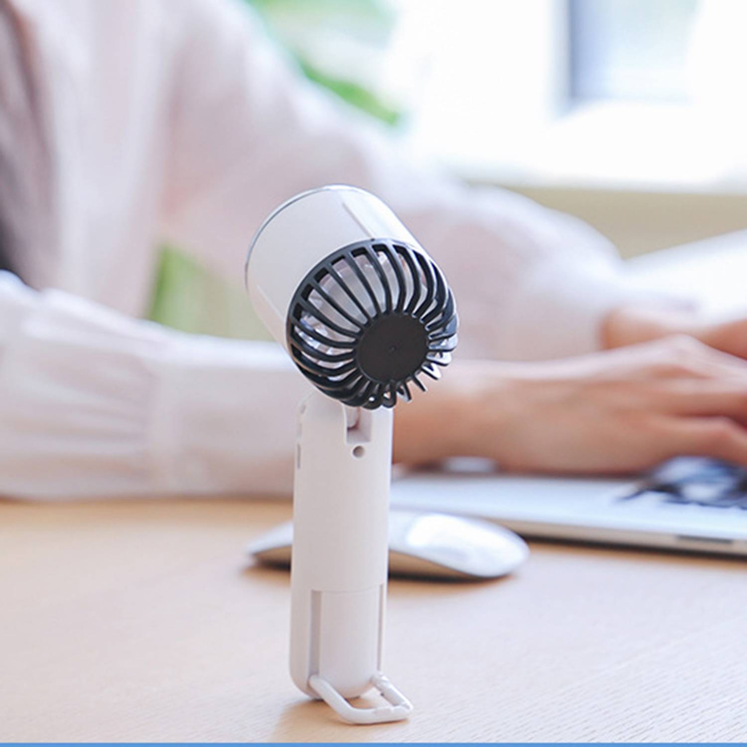 Portable Handheld Rechargeable Adjustable Turbo Mini Fan 6