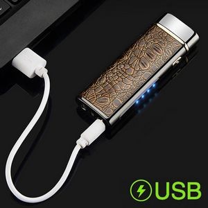 Elegant Wooden Dual Electric Arc Lighter 32